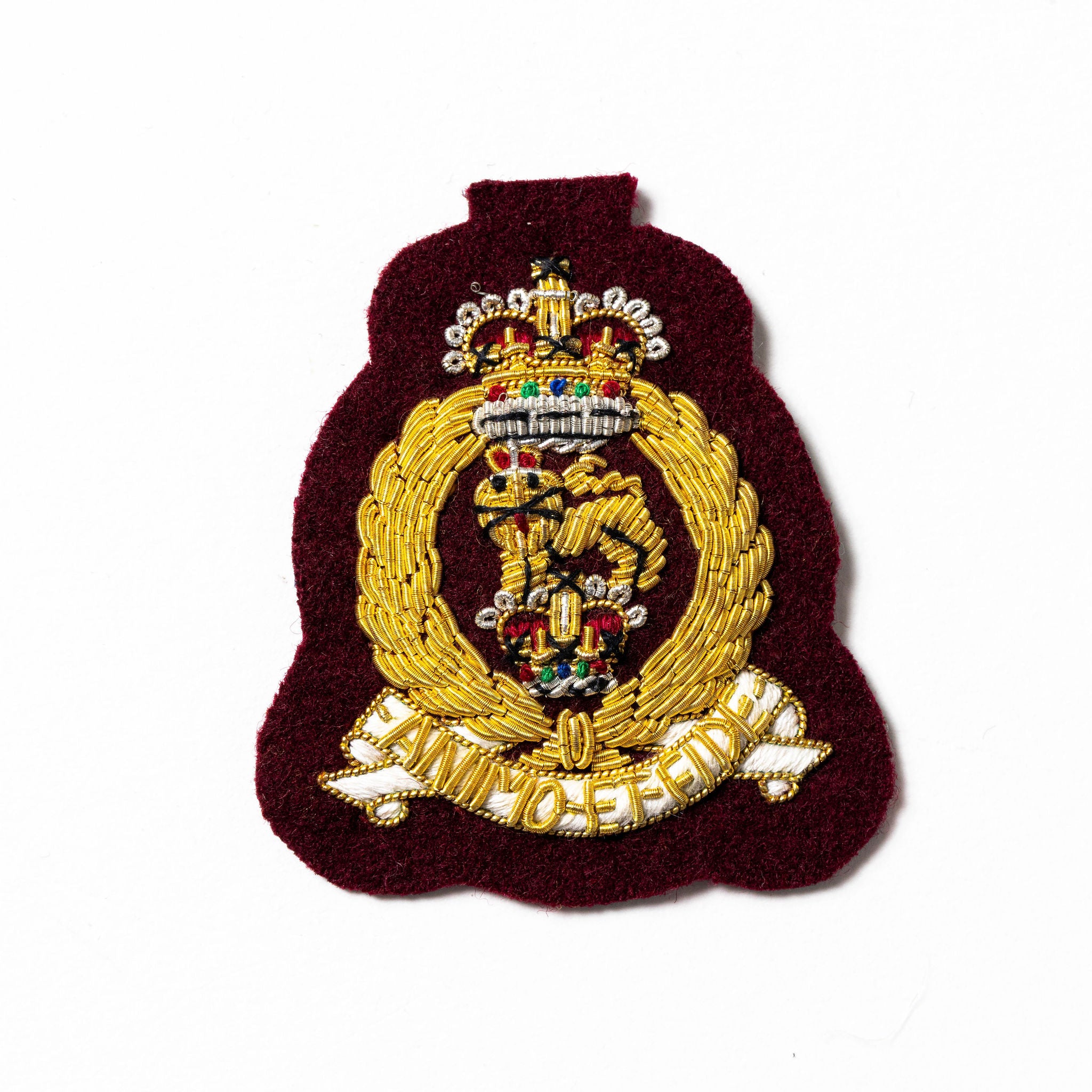 Adjutant Generals Corps Beret Badge - Para Maroon