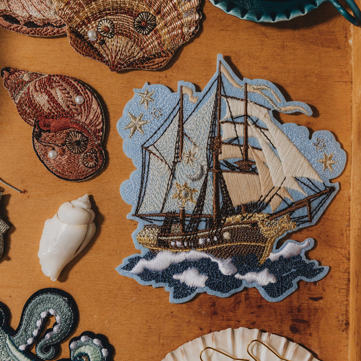 Antique Odyssey Embroidered Patch