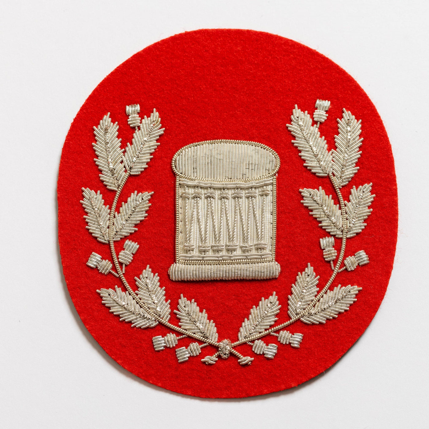 Arm Drum Badge in Wreath