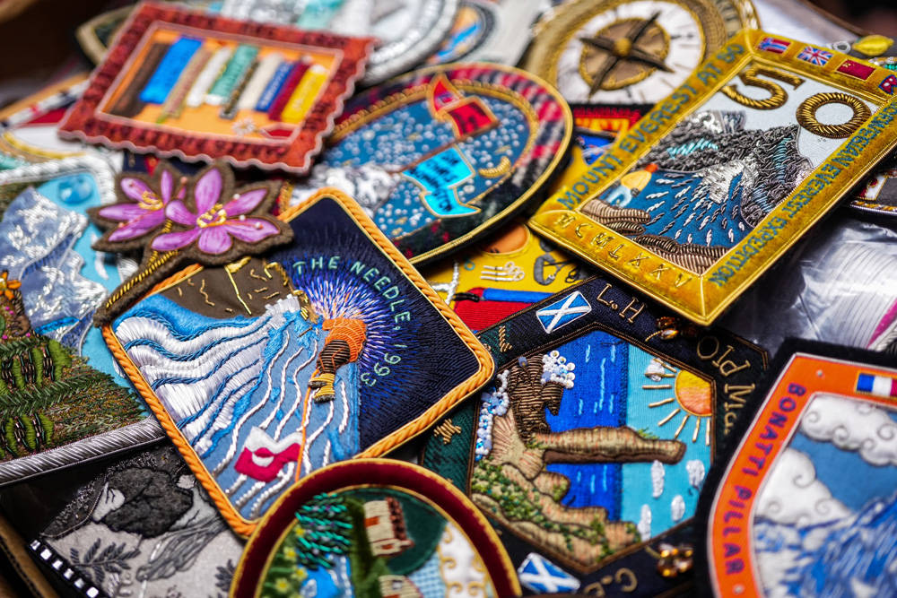 Berghaus x Sir Chris Bonington Bespoke Hand Embroidered Patches