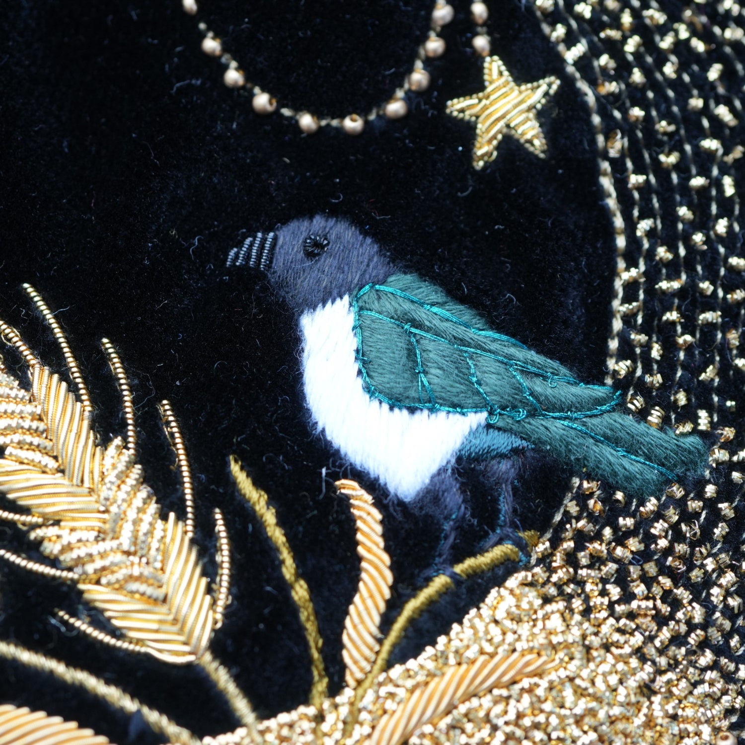 Bernadette Banner Harvest Moon Goldwork Embroidery Kit