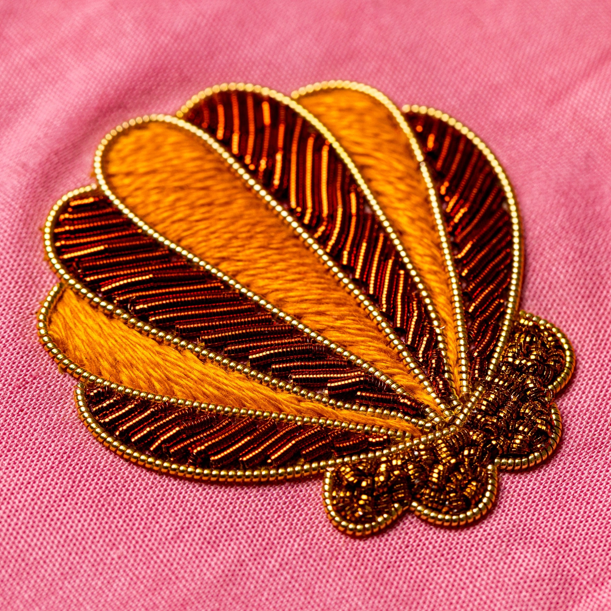 Clam Shell Goldwork Embroidery Workshop