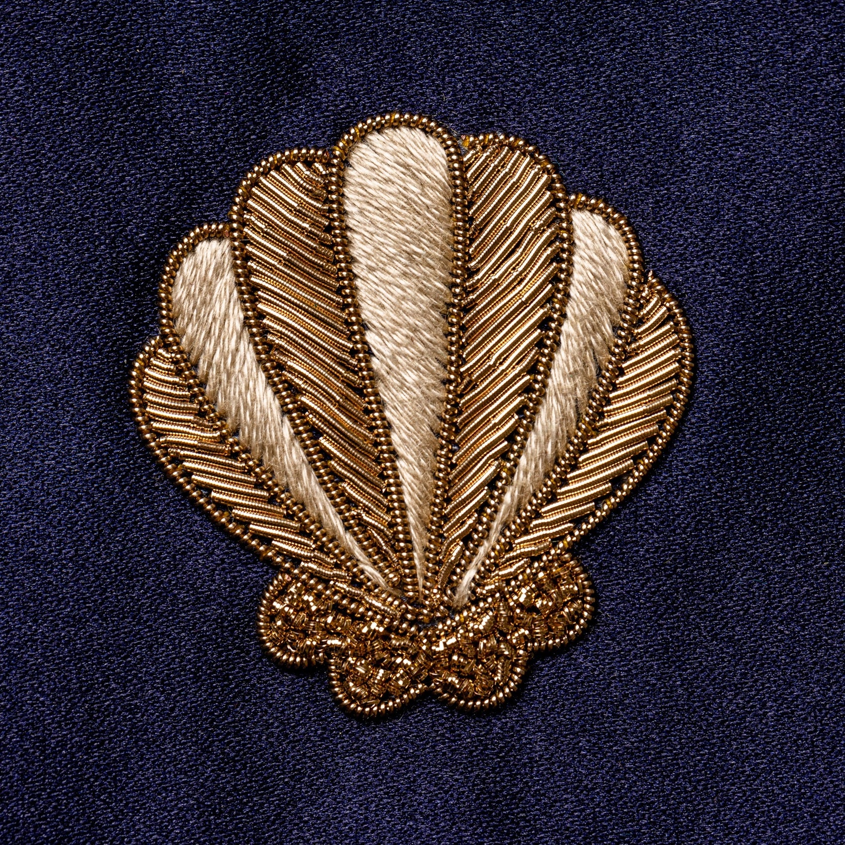 Clam Shell Goldwork Embroidery Workshop