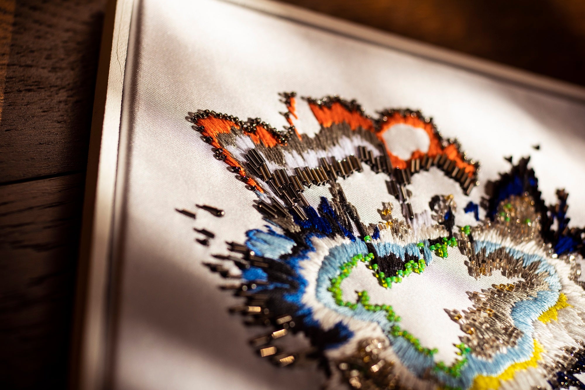 Copperlight Studio Guest Tutor hand embroidery course 'Painting with stitch'