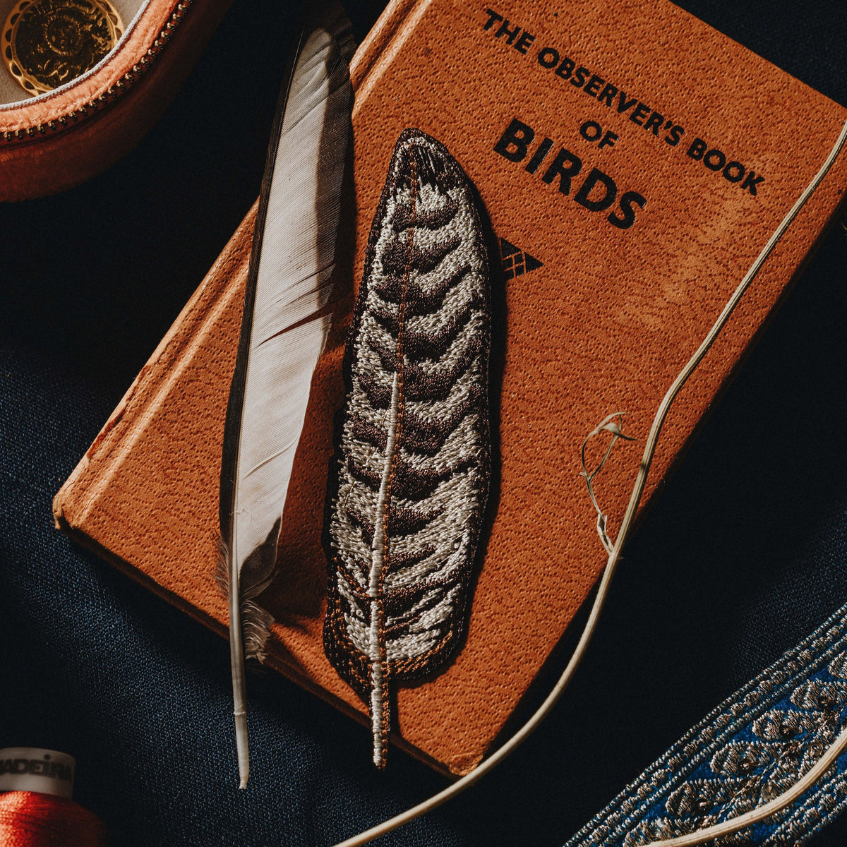 Desert Feather Embroidered Patch