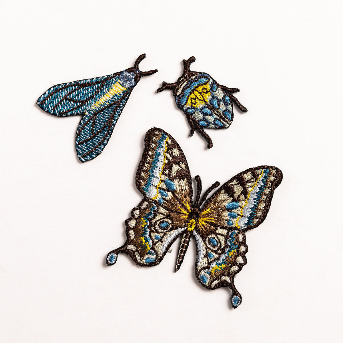 Desert Insects Embroidered Patch Set