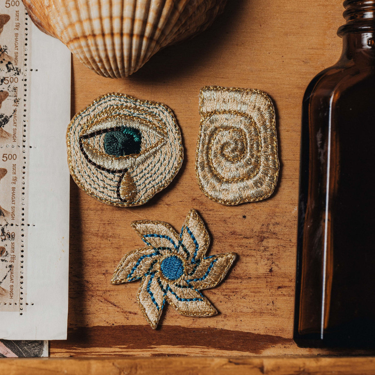 Desert Talismans Embroidered Patch Set