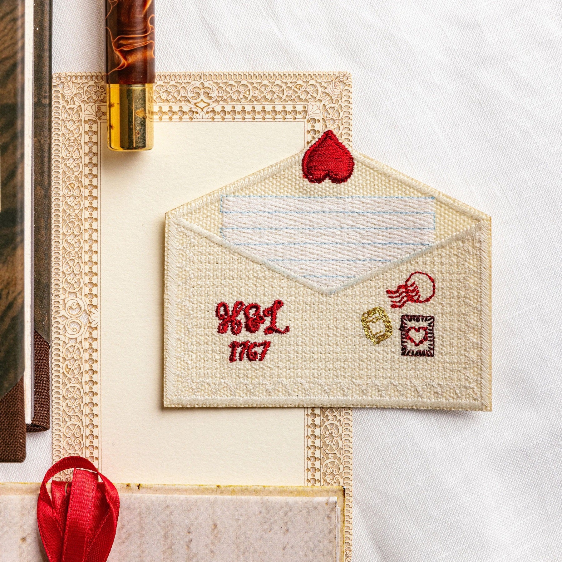 Embroidered Love Letter Patch - Valentines Collection 2026