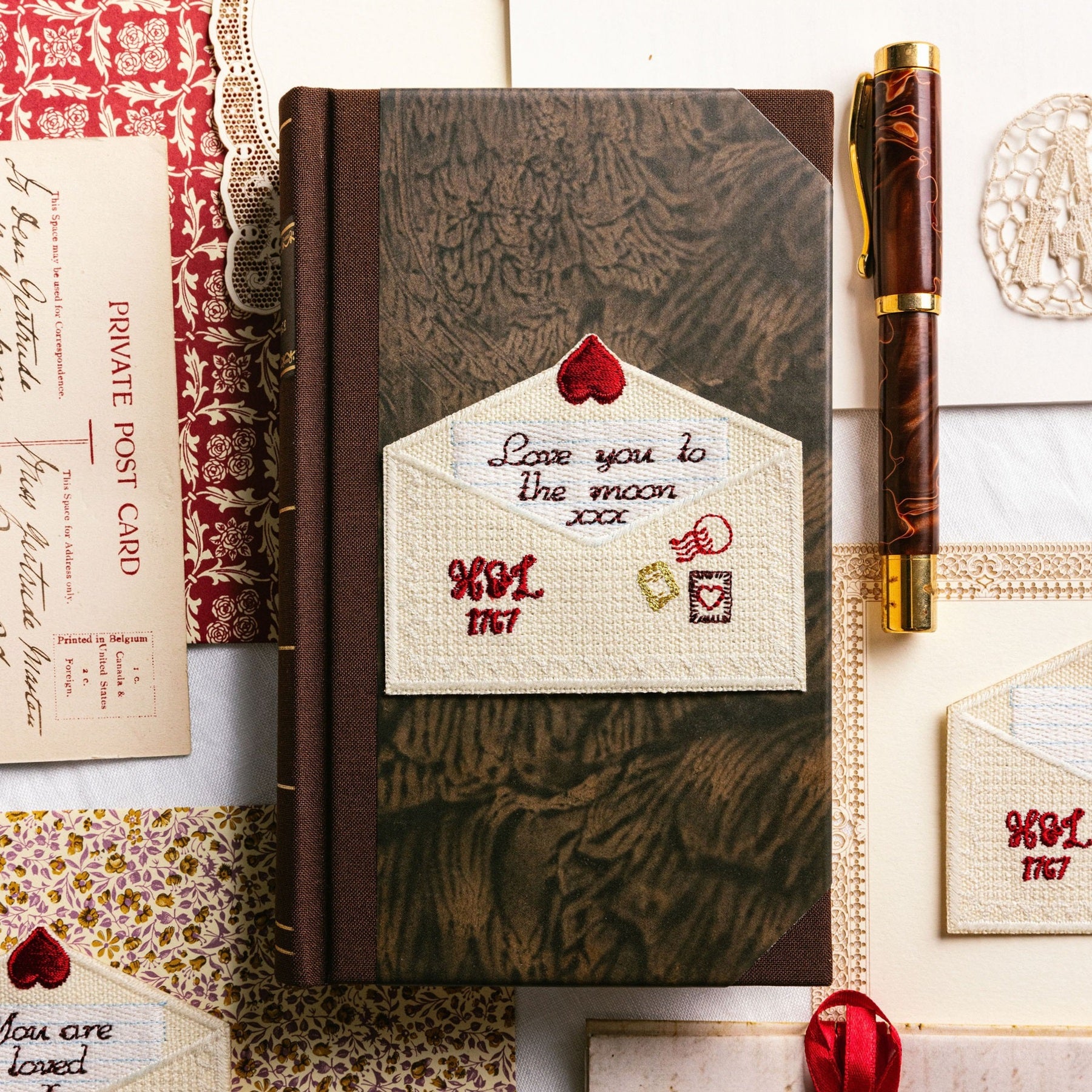 Embroidered Love Letter Patch - Valentines Collection 2026