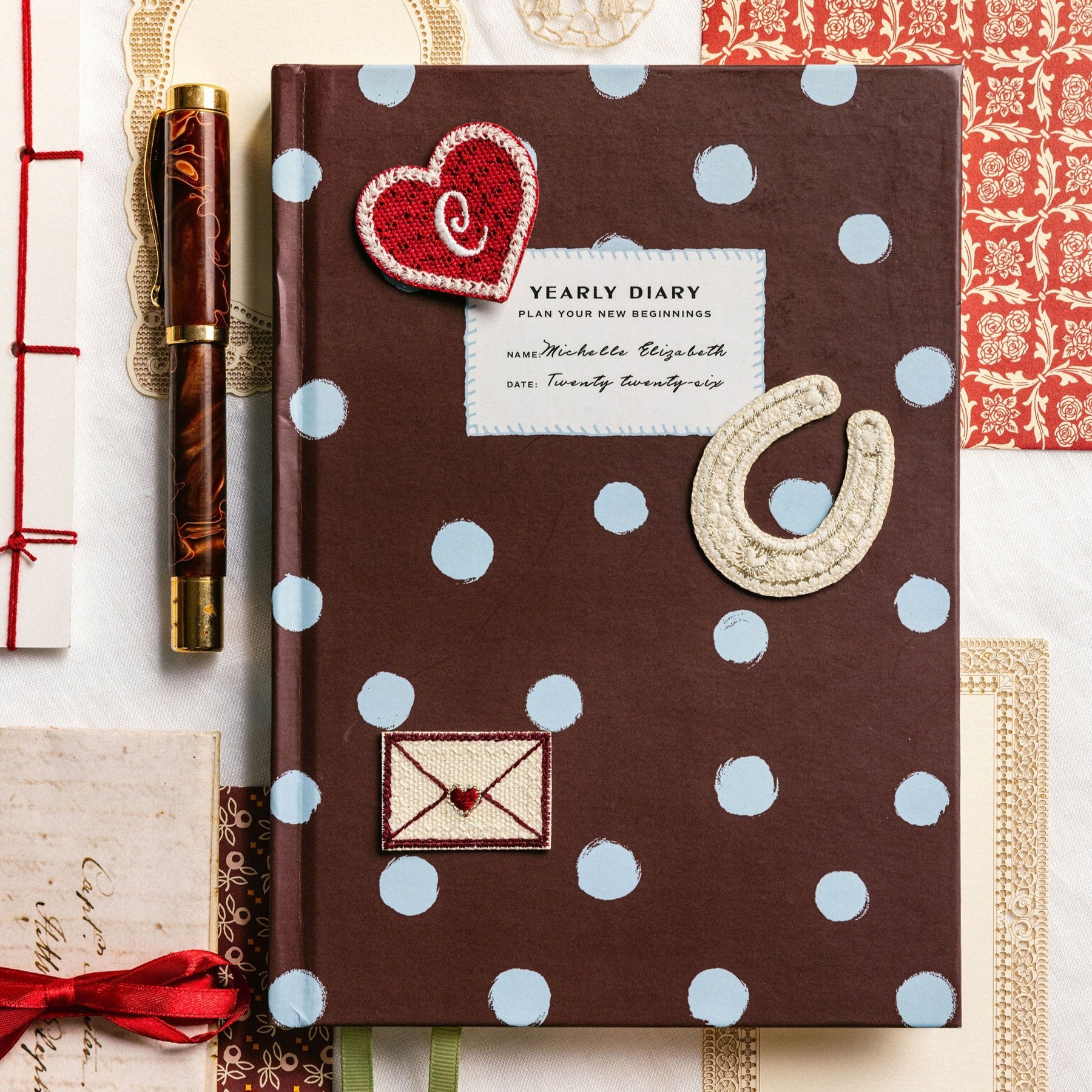 Embroidered Tokens of Love Patch Set - Valentines Collection 2026