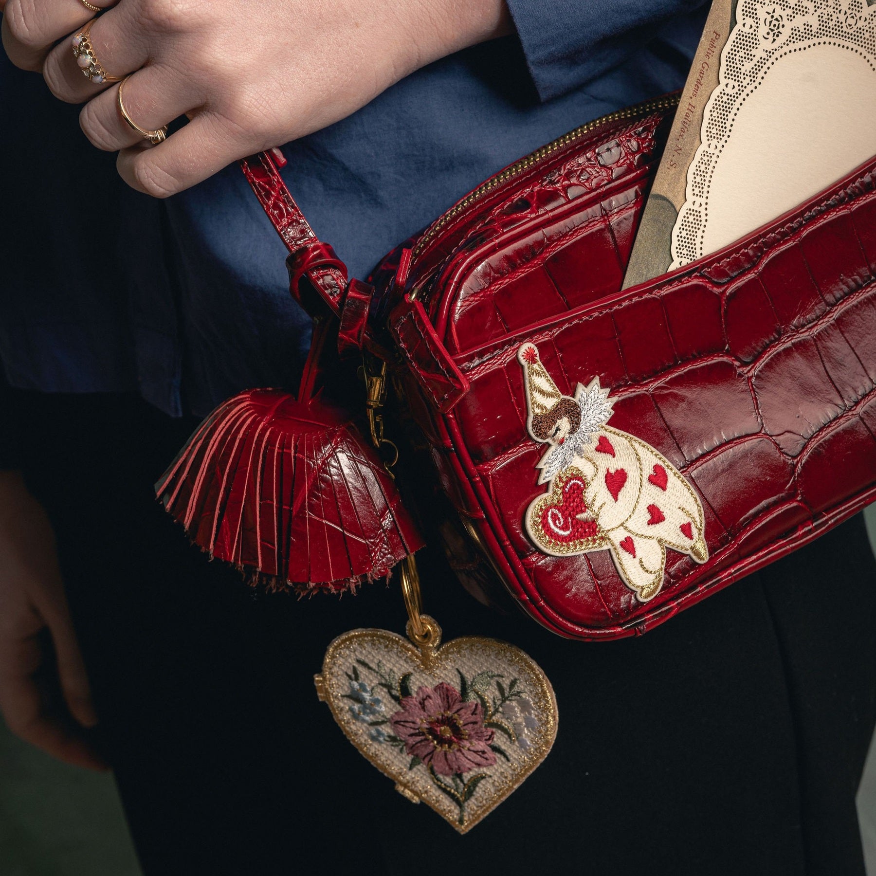 Embroidered Victorian Cupid - Valentines Collection 2026