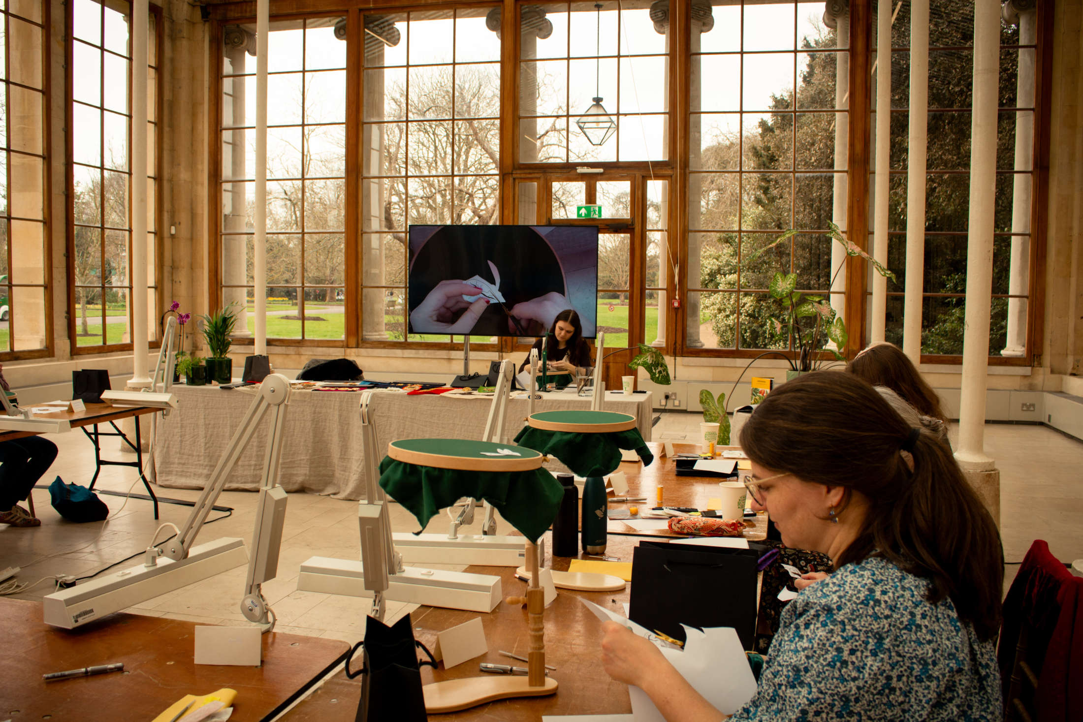 External Embroidery Course with Kew Gardens