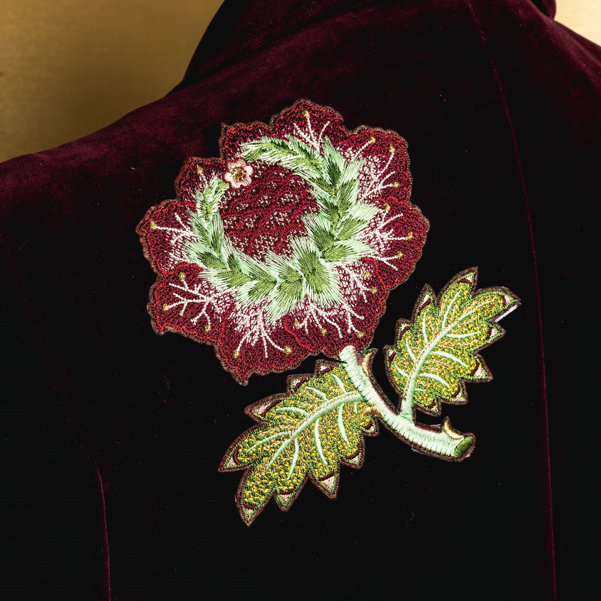 Fairy Tale Collection - Embroidered Jacobean Flower Patch