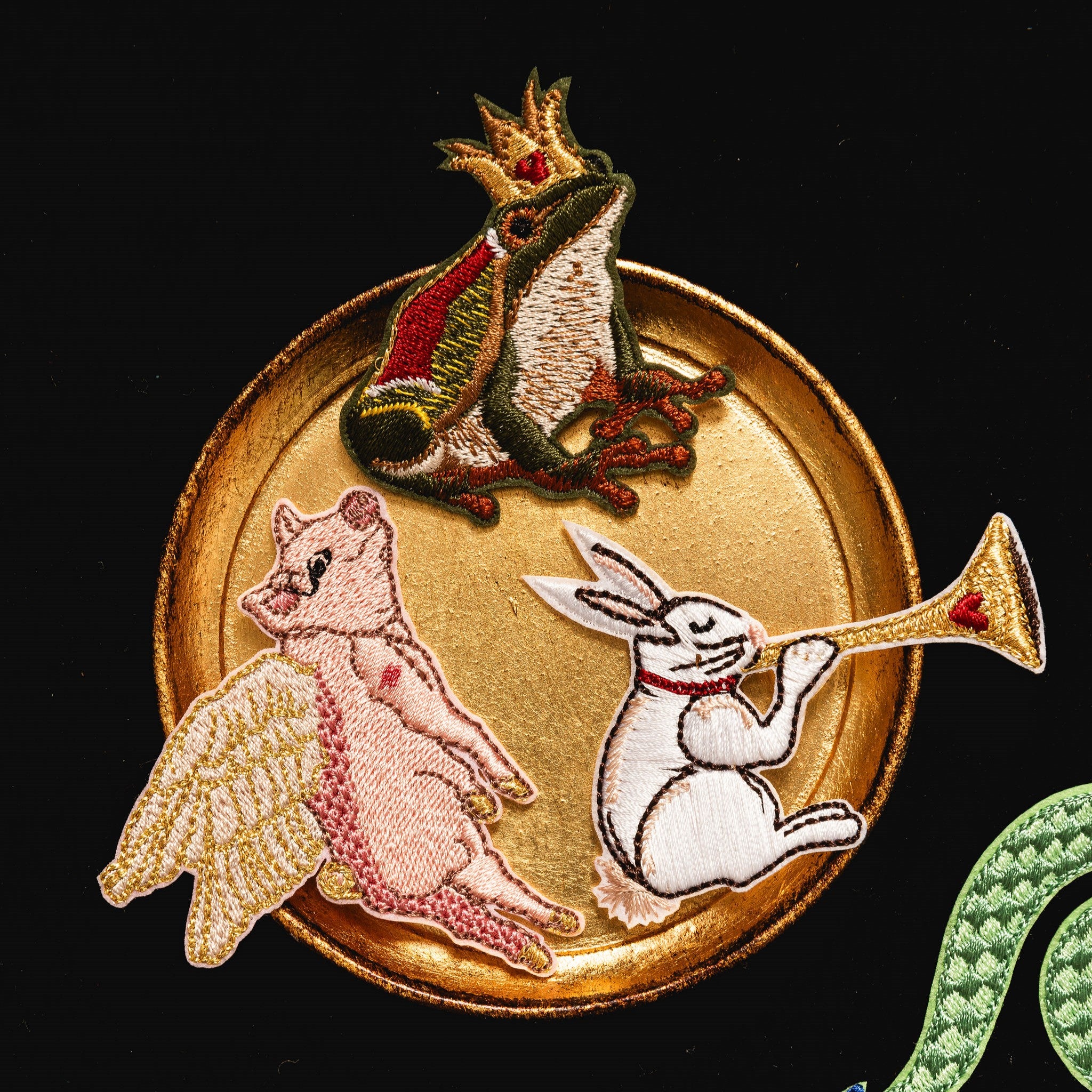 Fairy Tale Collection - Embroidered Medieval Mascot Patches