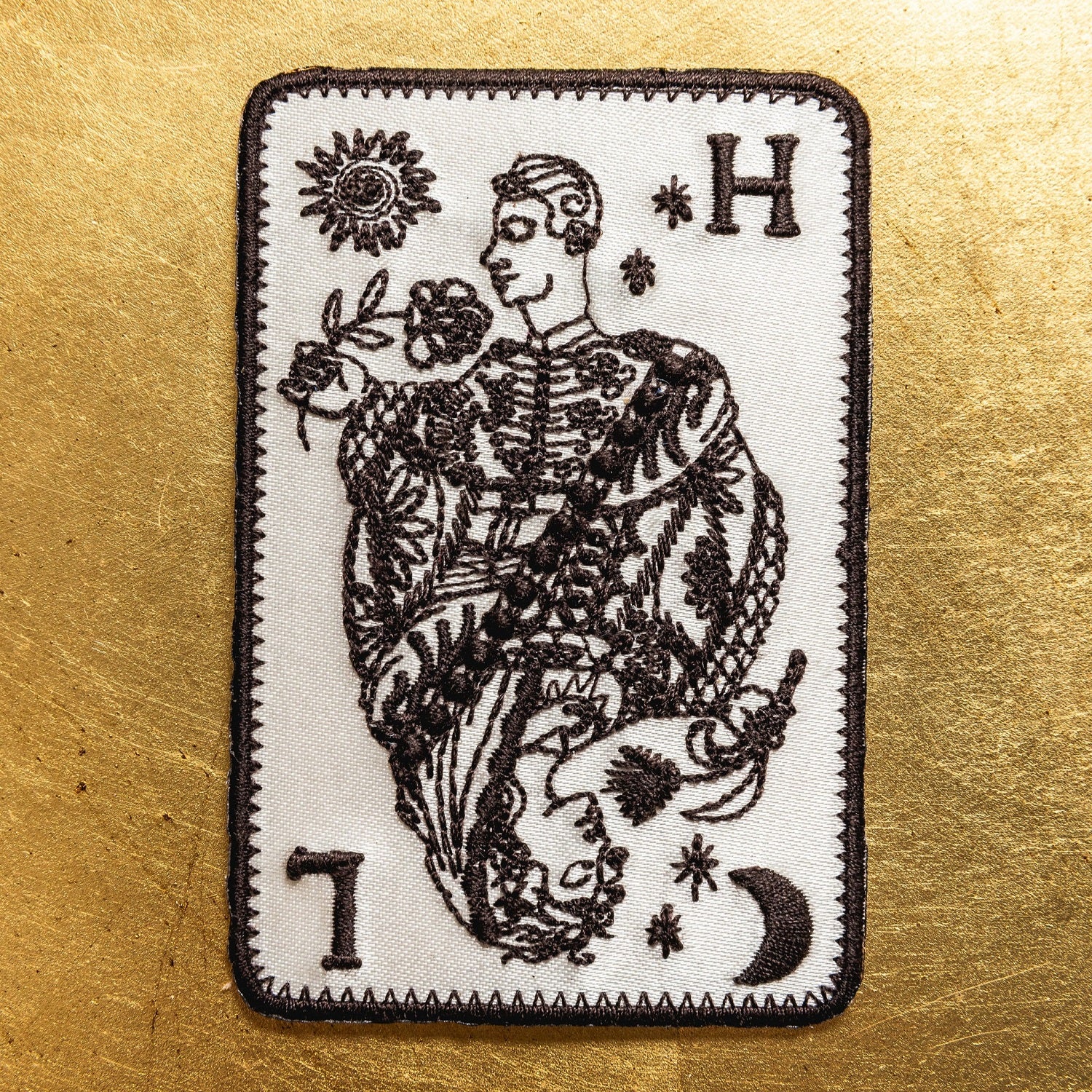 Fairy Tale Collection - Embroidered Playing Card Patch