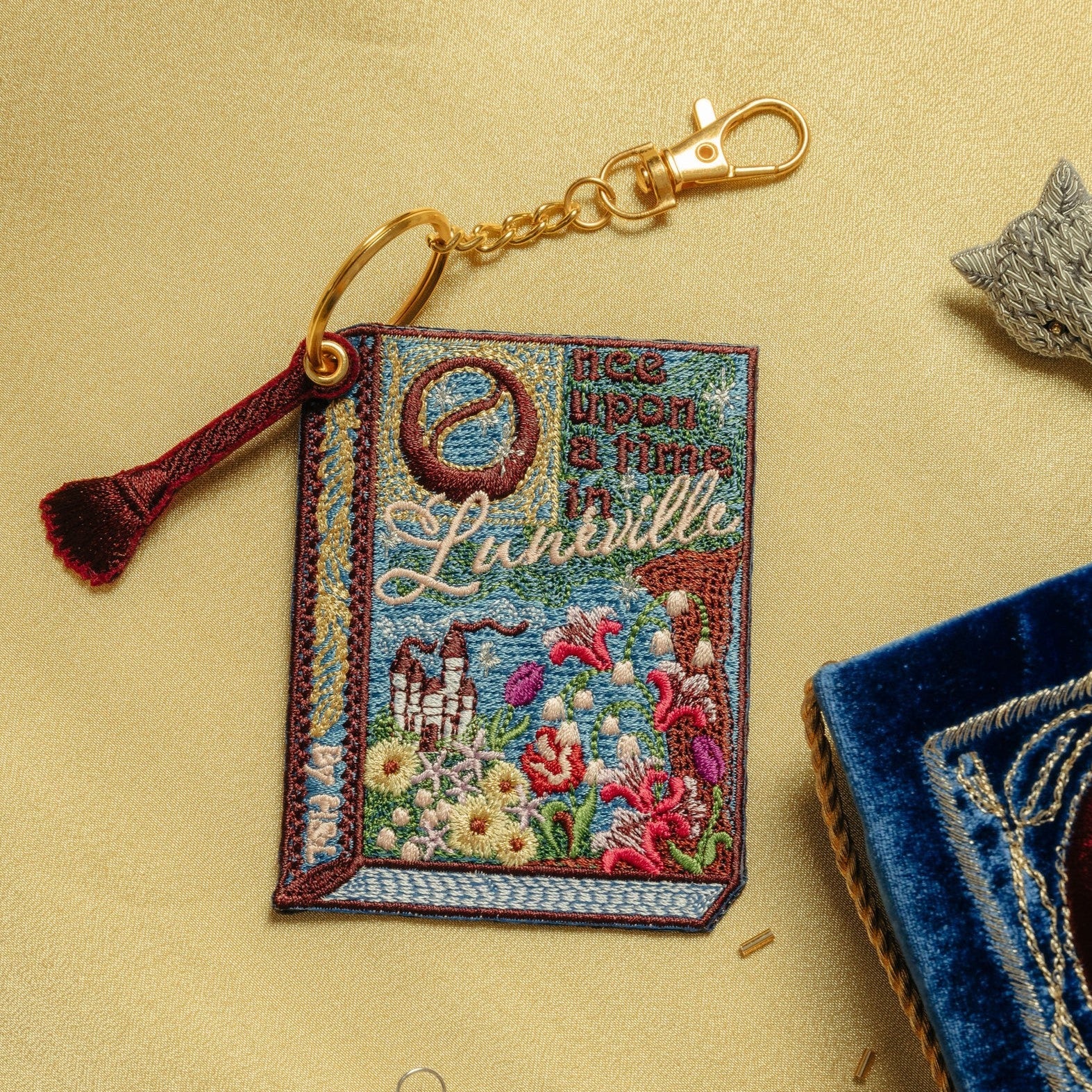 Fairy Tale Collection - Story Book Embroidered Bag Charm