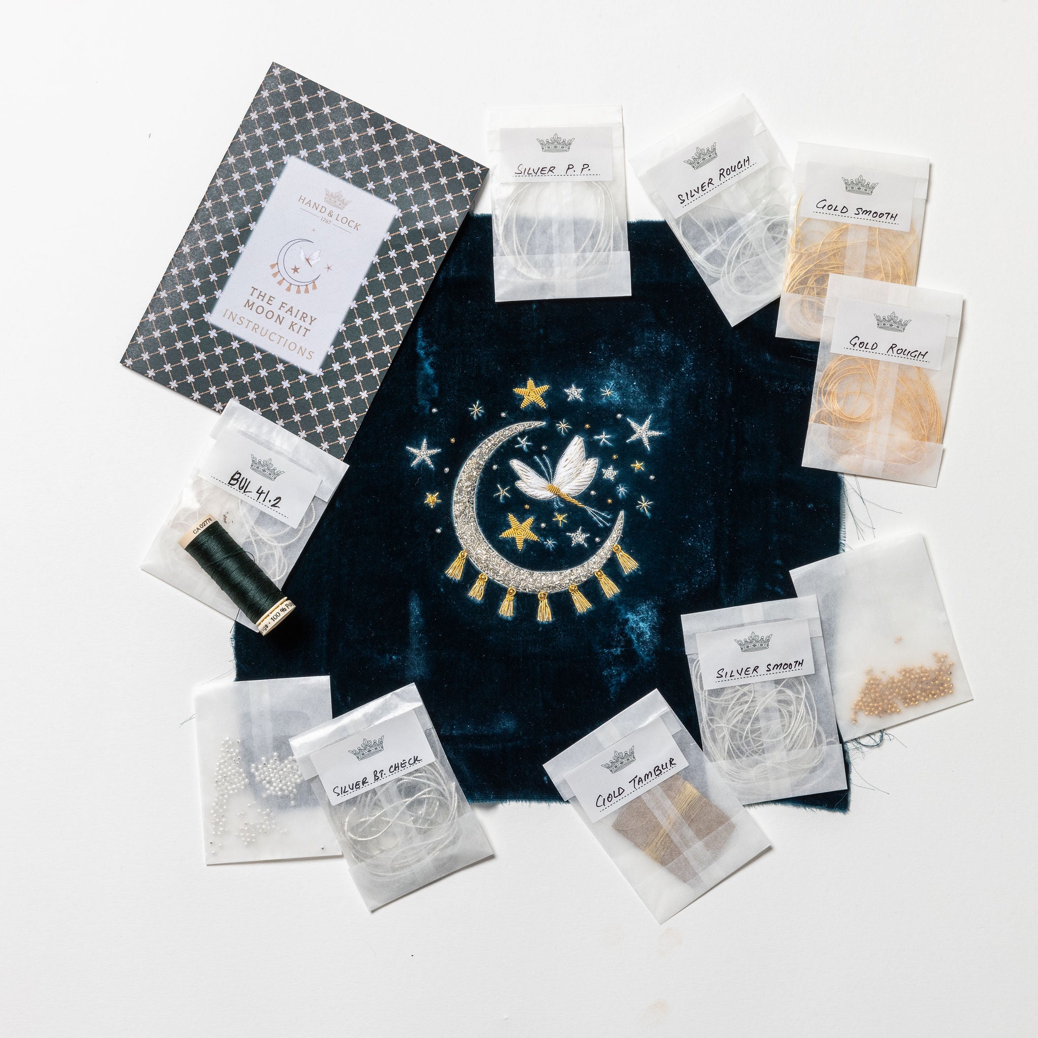 Fairytale Collection - Fairy Moon Goldwork Embroidery Kit