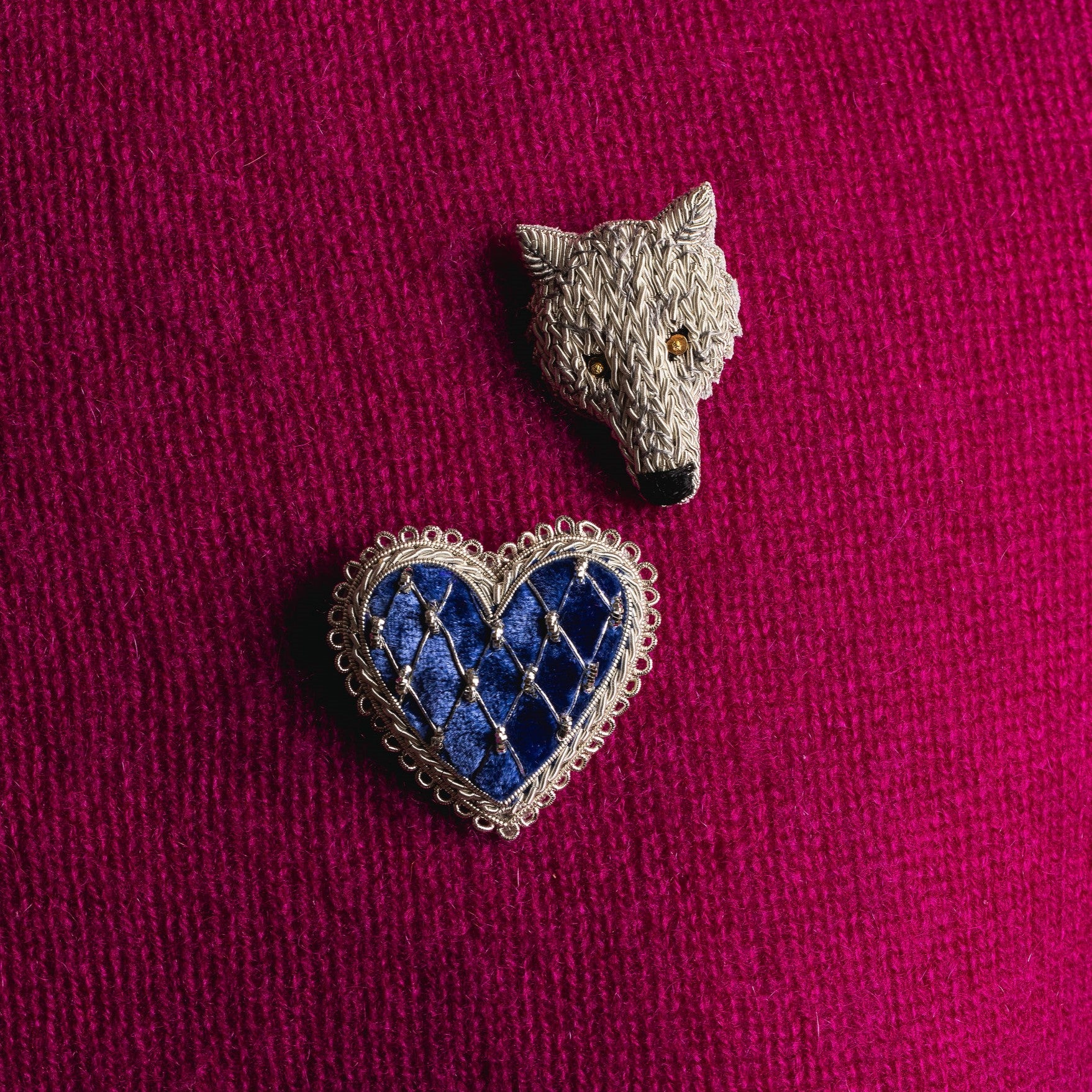 Fairytale Collection - Hand Embroidered Brooches