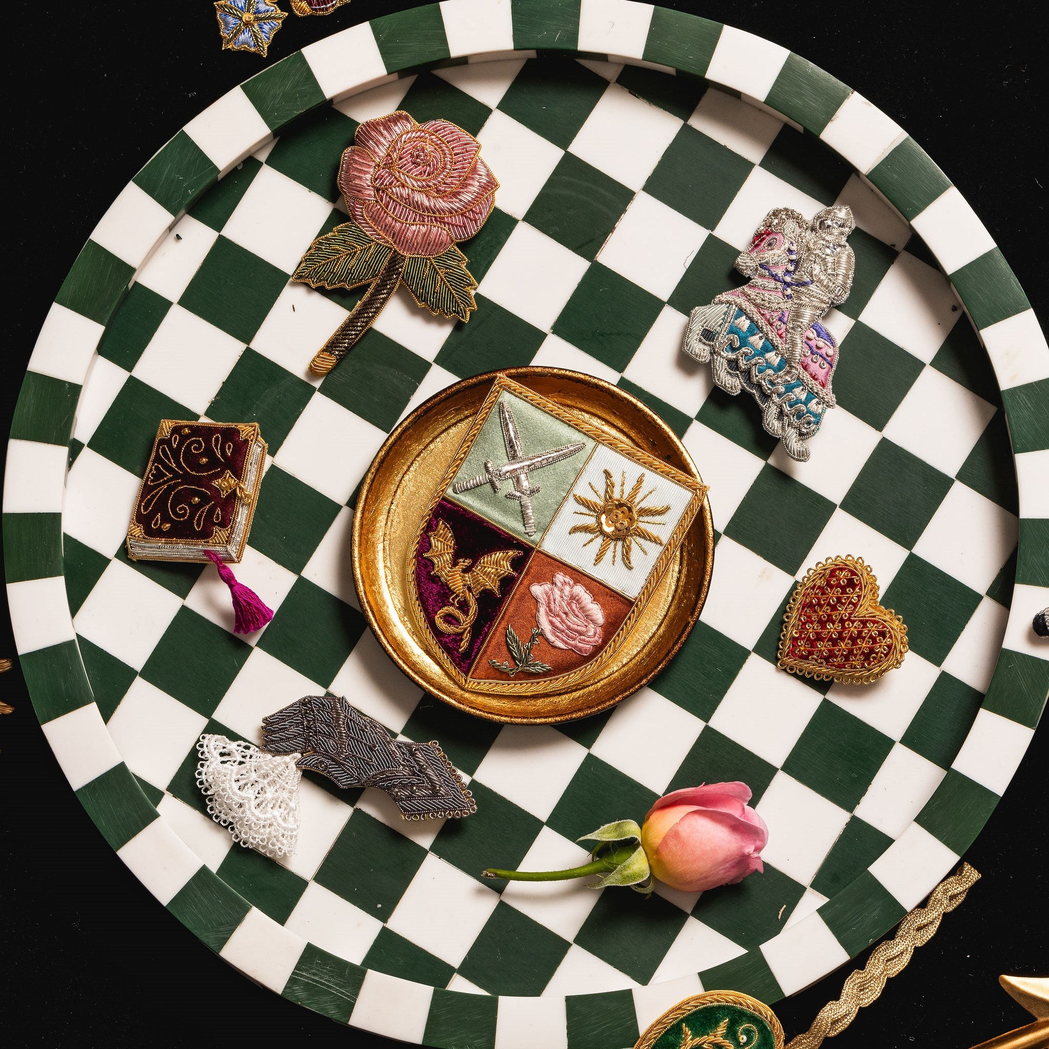 Fairytale Collection - Hand Embroidered Brooches