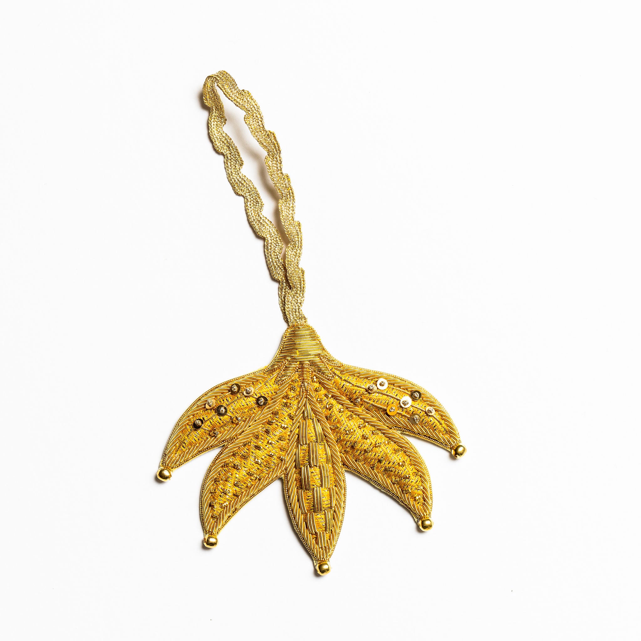 Fairytale Collection - Hand Embroidered Gold Lantern Decoration