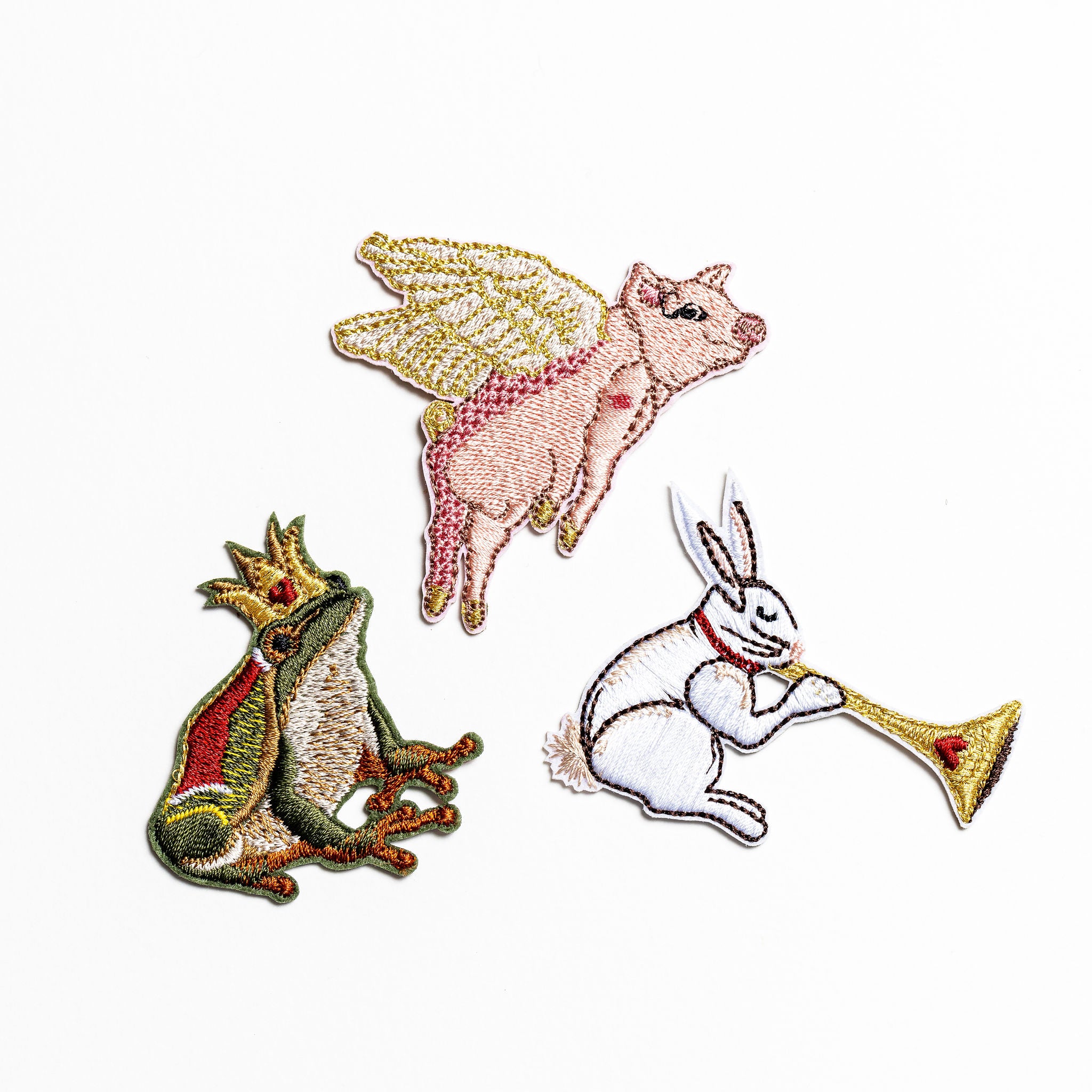Fairy Tale Collection - Embroidered Medieval Mascot Patches