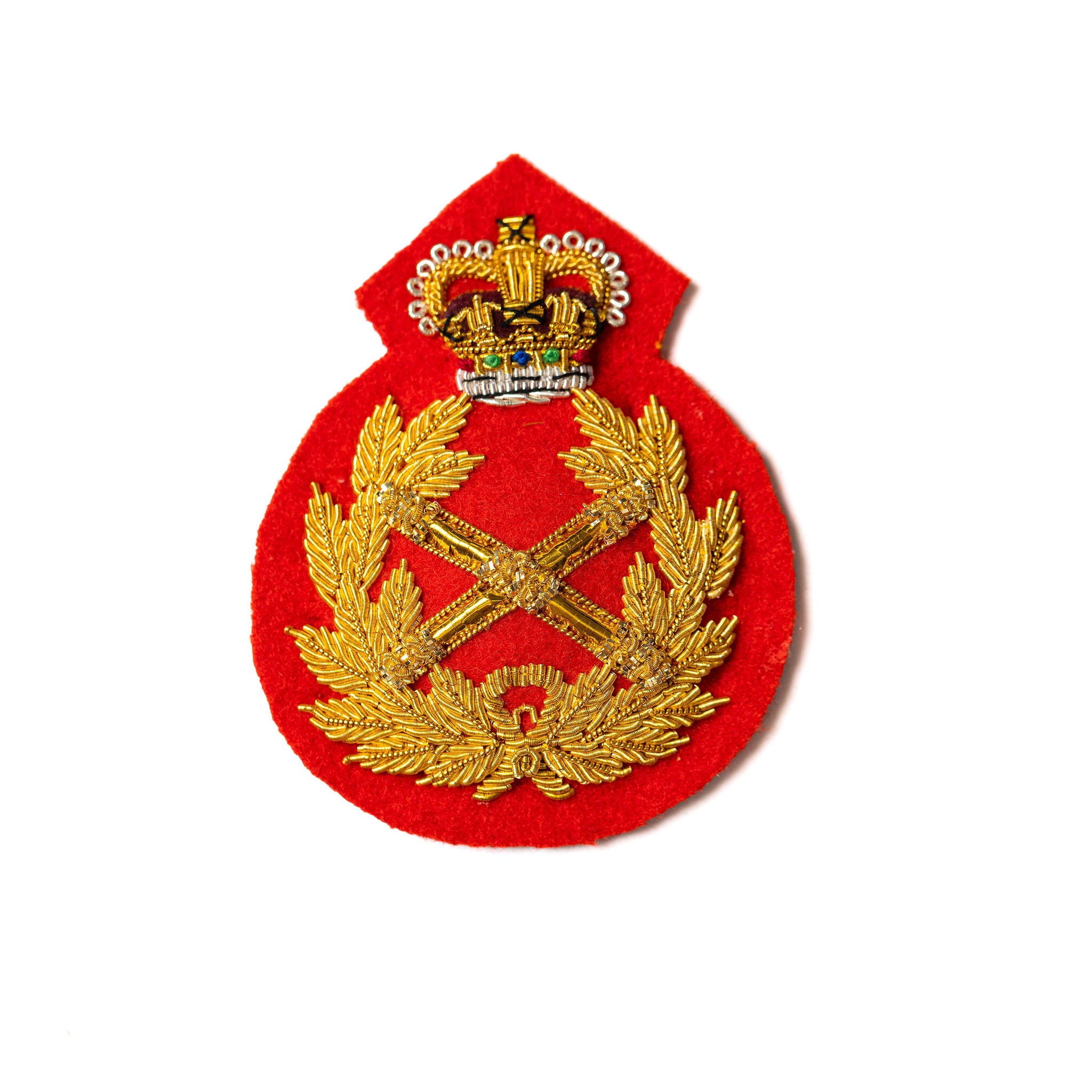 Field Marshal Rank Badge in Gilt with Queen's Crown