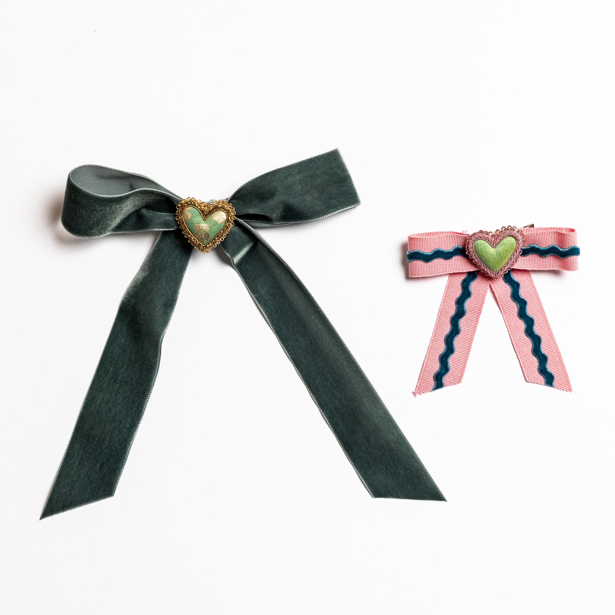 Floral Anthology - Heart Hair Bows