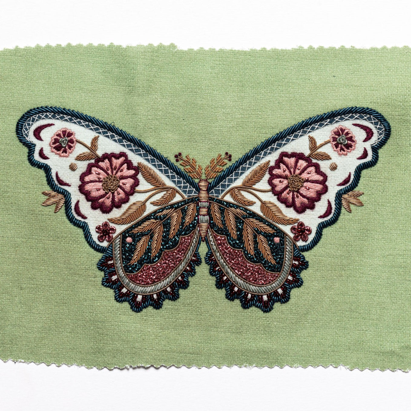 Floral Anthology Collection - Butterfly Goldwork Embroidery Kit