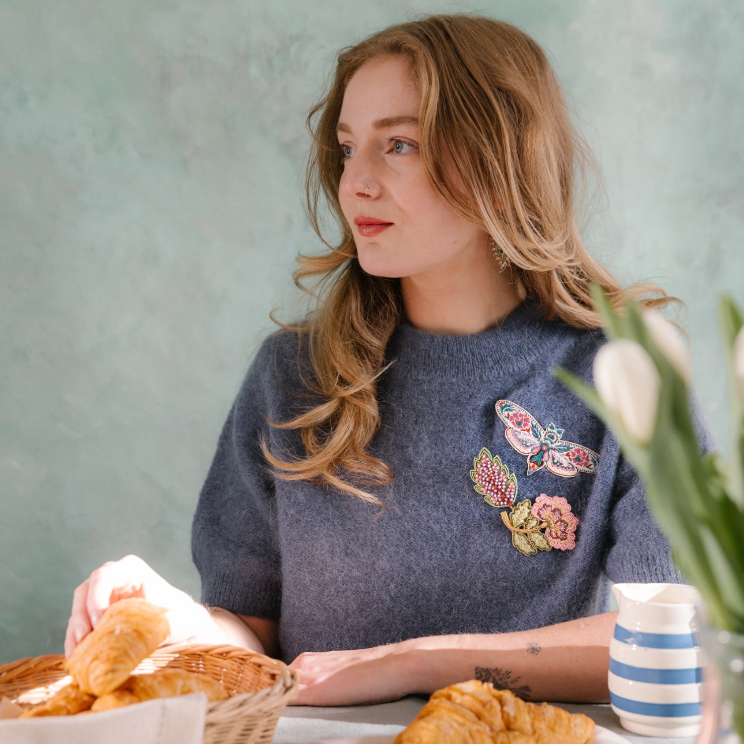 Floral Anthology Collection - Embroidered Fashion Accessories