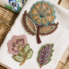 Floral Anthology Collection - Hand Embroidered Brooches