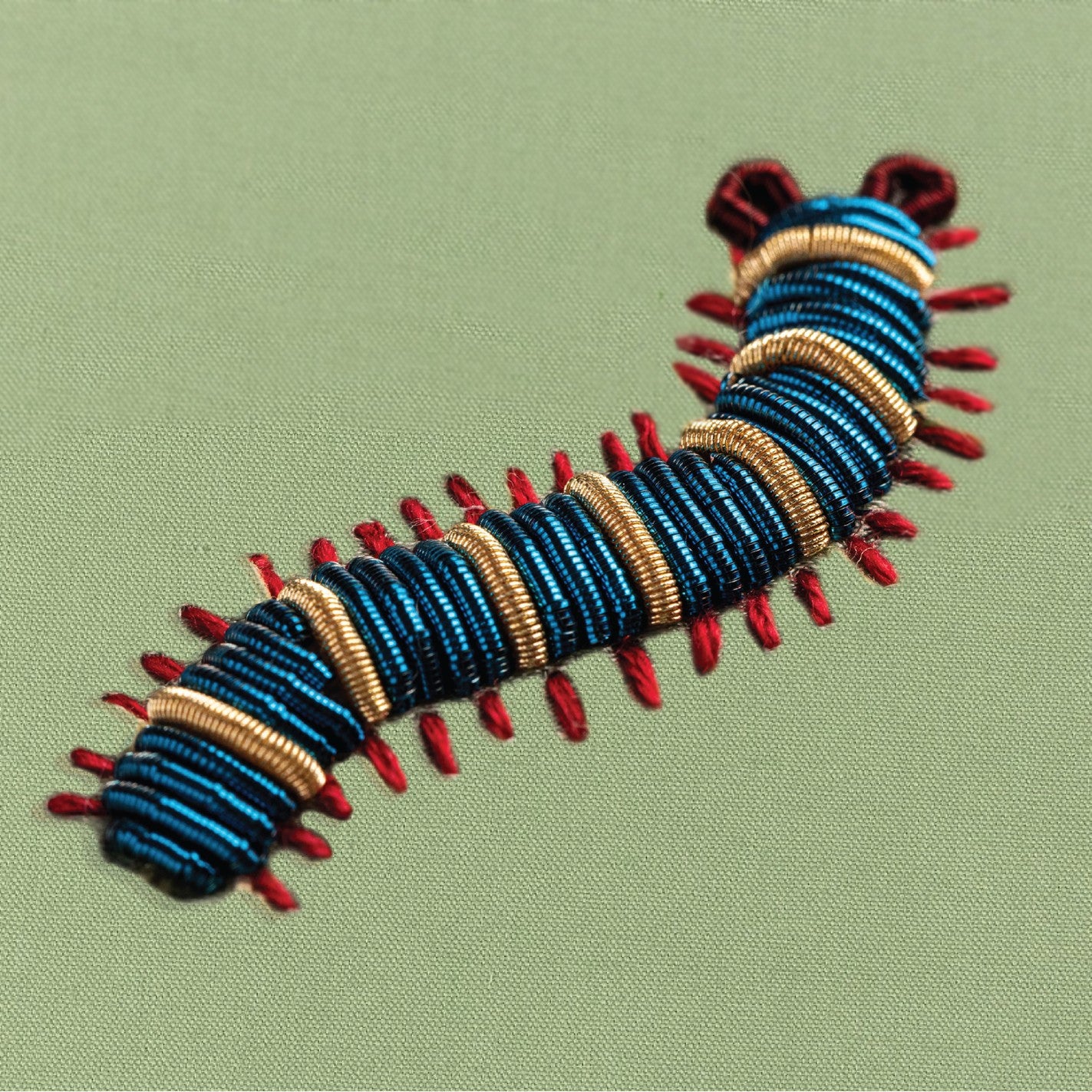 Goldwork Embroidery Taster Course - Curious Caterpillar