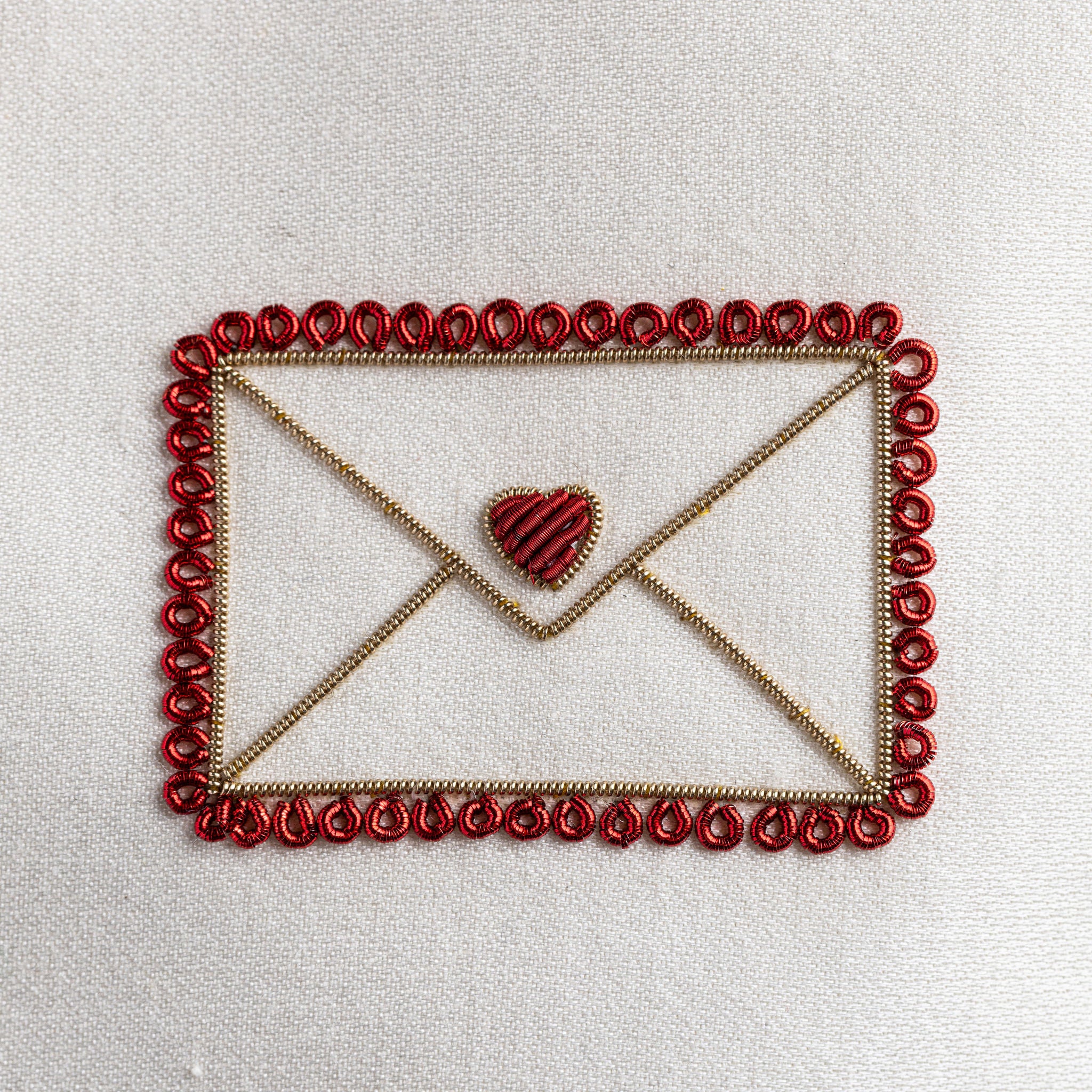 Goldwork Embroidery Taster Course - Love Letters
