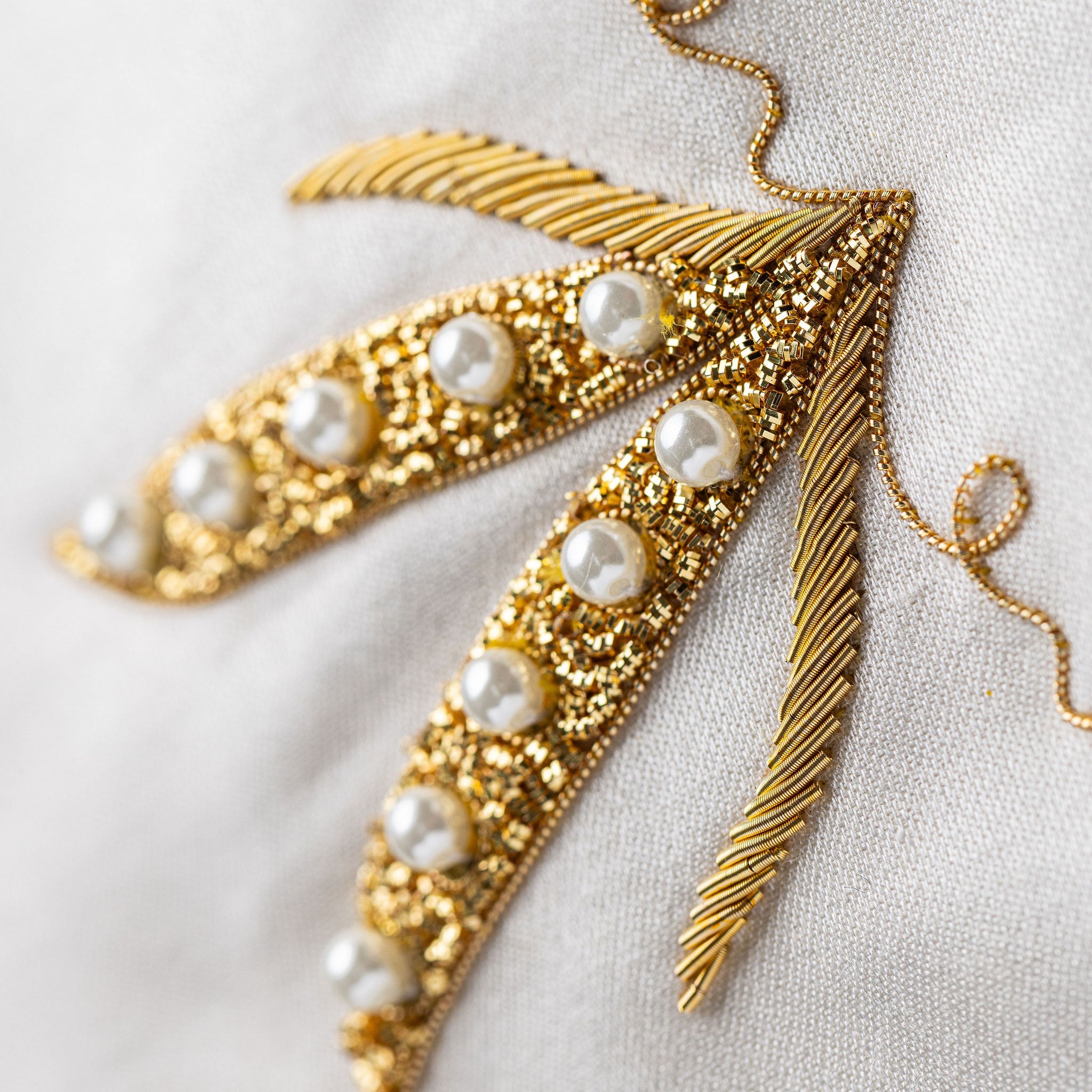 Goldwork Embroidery Taster Course - Peas in a Pod
