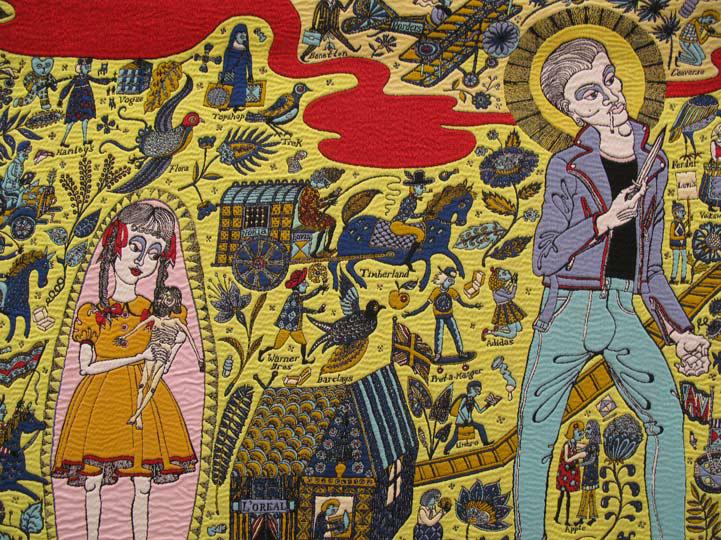 Grayson Perry Embroidered Artwork - rize 2025 Inspiration