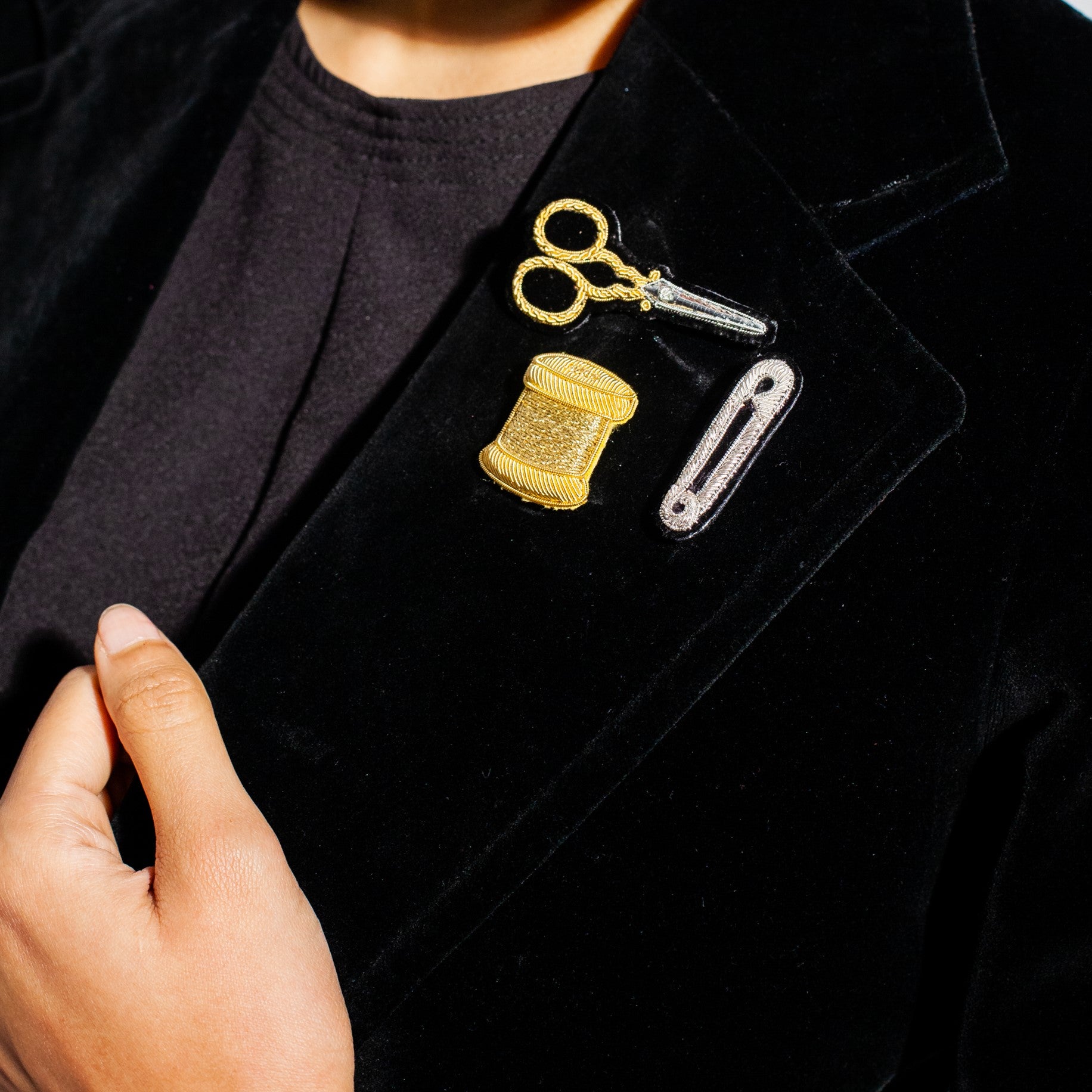 Scissors Brooch (8158241980675)