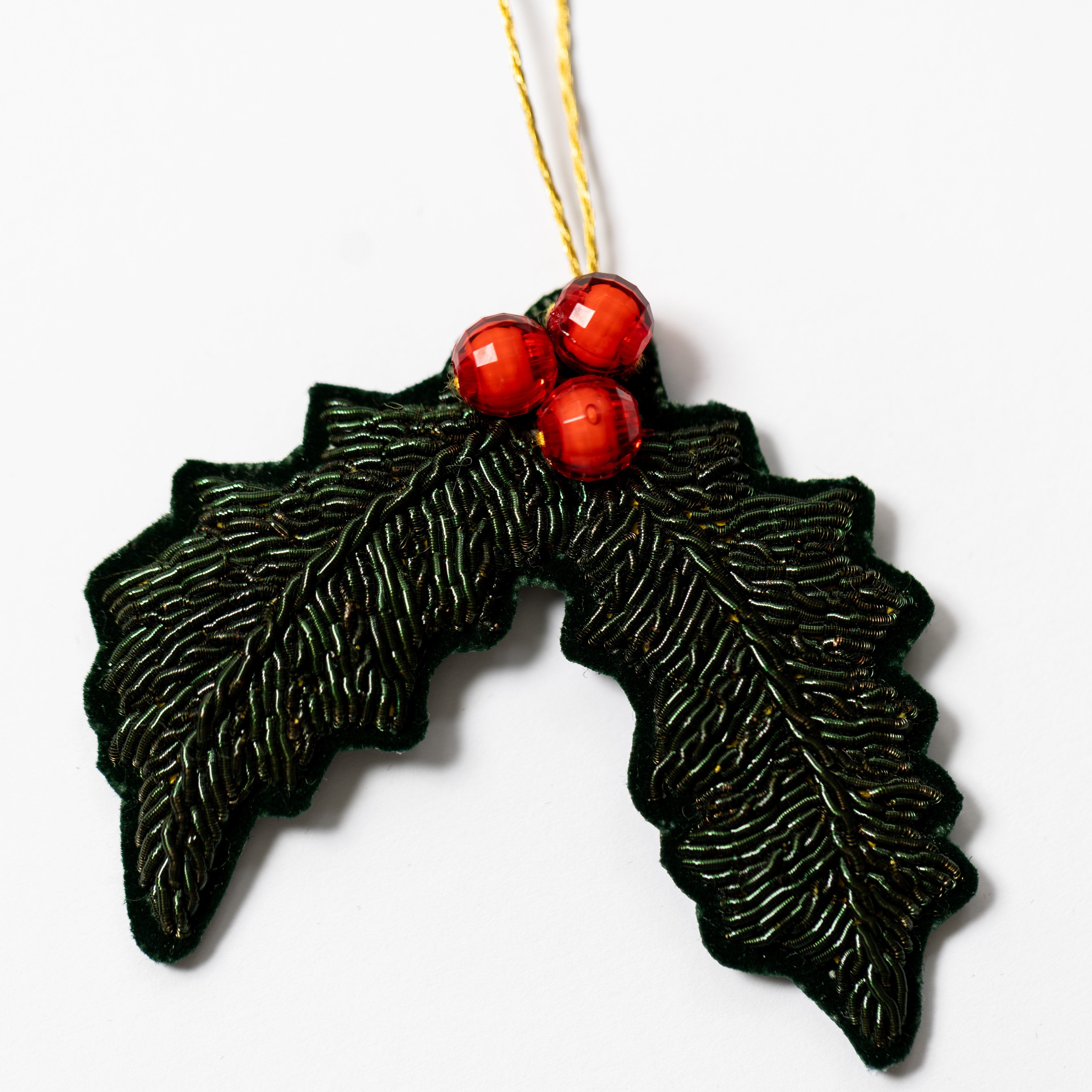 Holly Hanging Decoration (8158874894595)