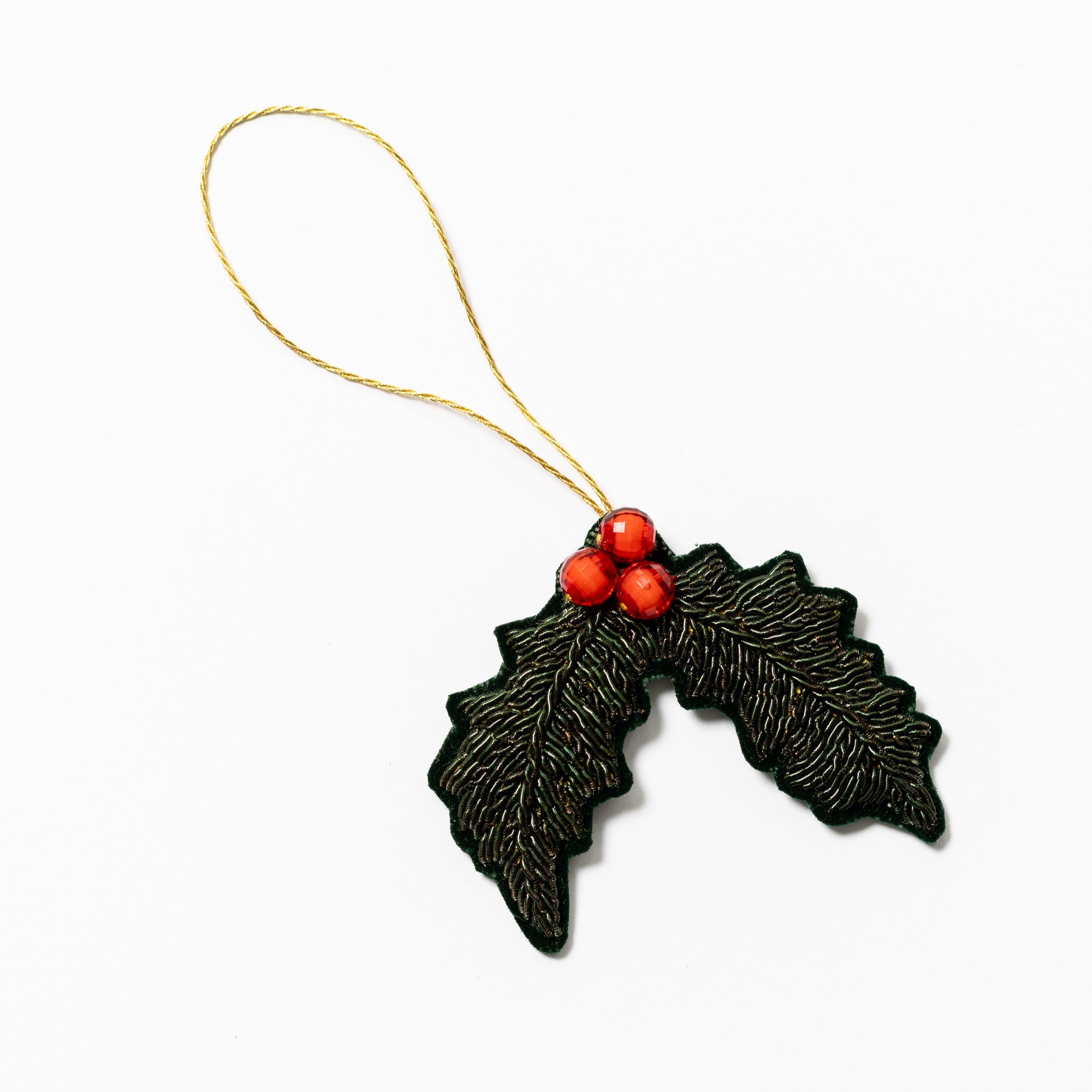 Holly Hanging Decoration (8158874894595)