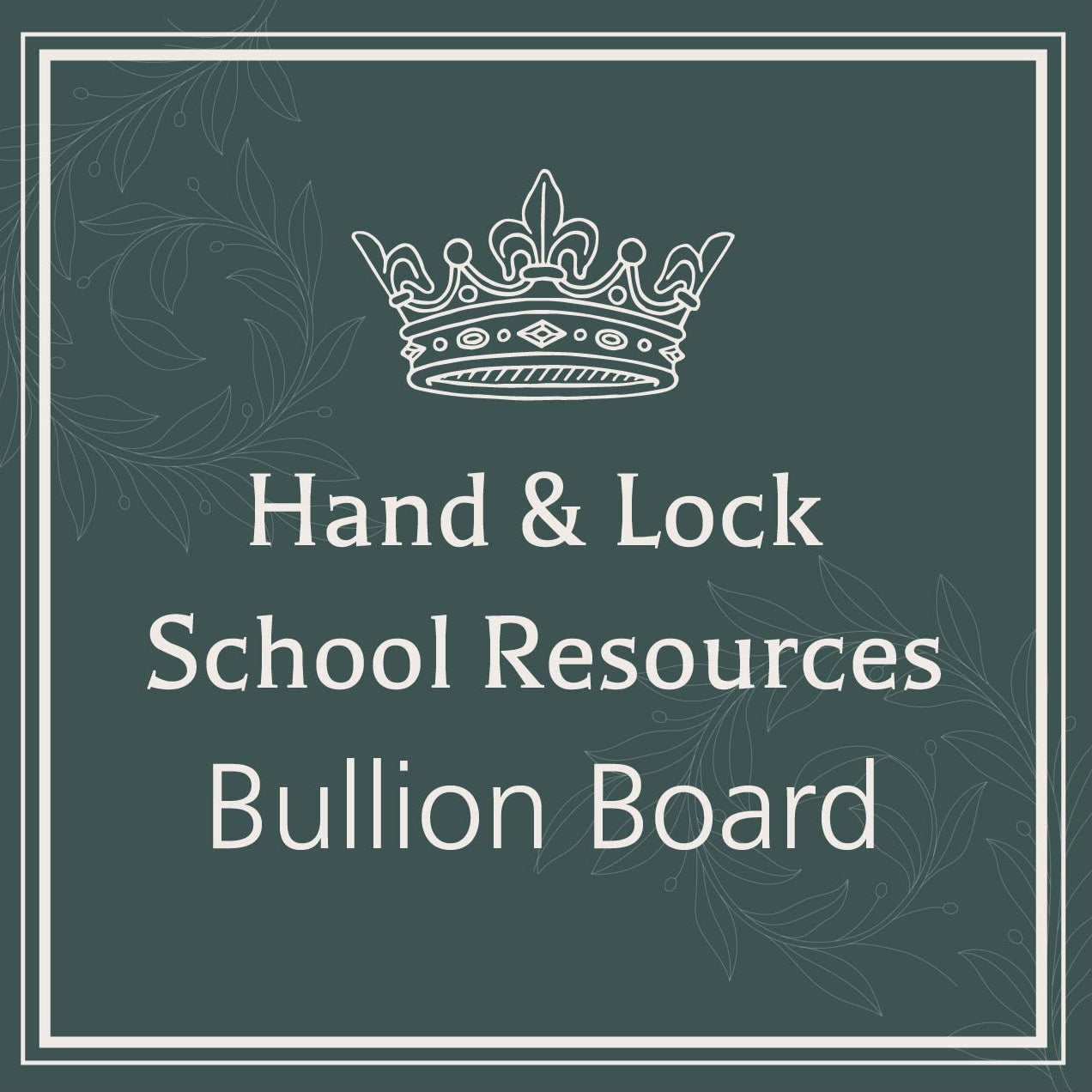 Hand & Lock Resources: Bullion Board - Free Embroidery Resources