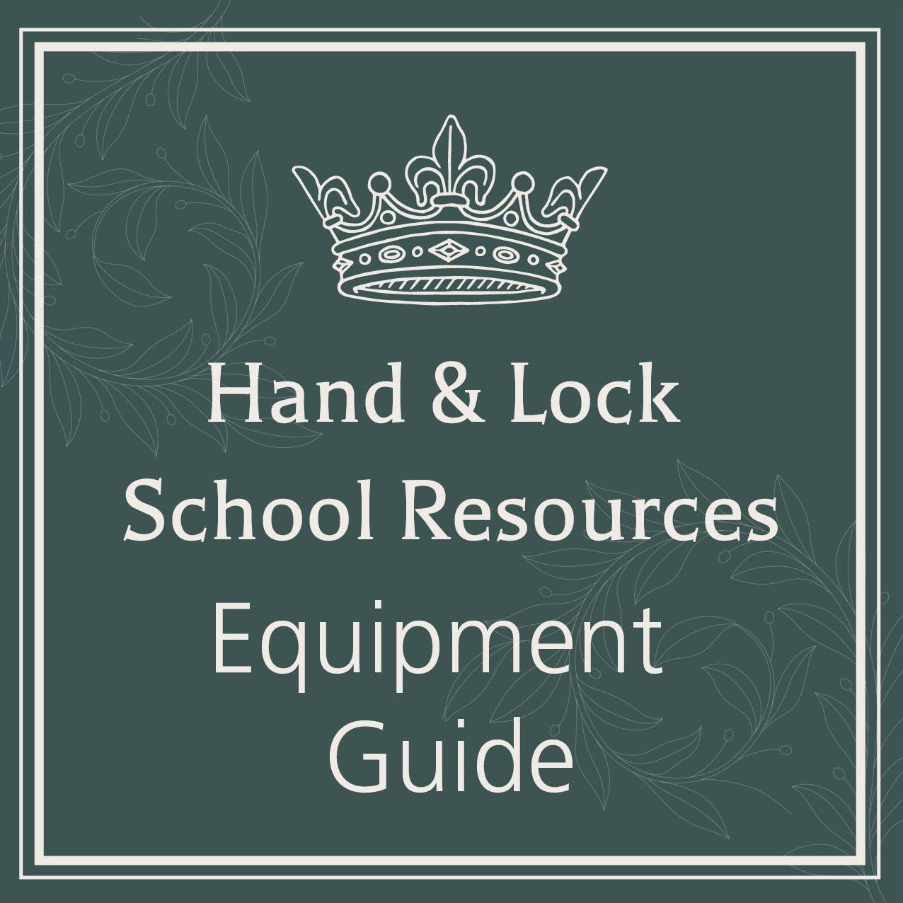 Hand & Lock Resources: Equipment Guide - Free Embroidery Resources