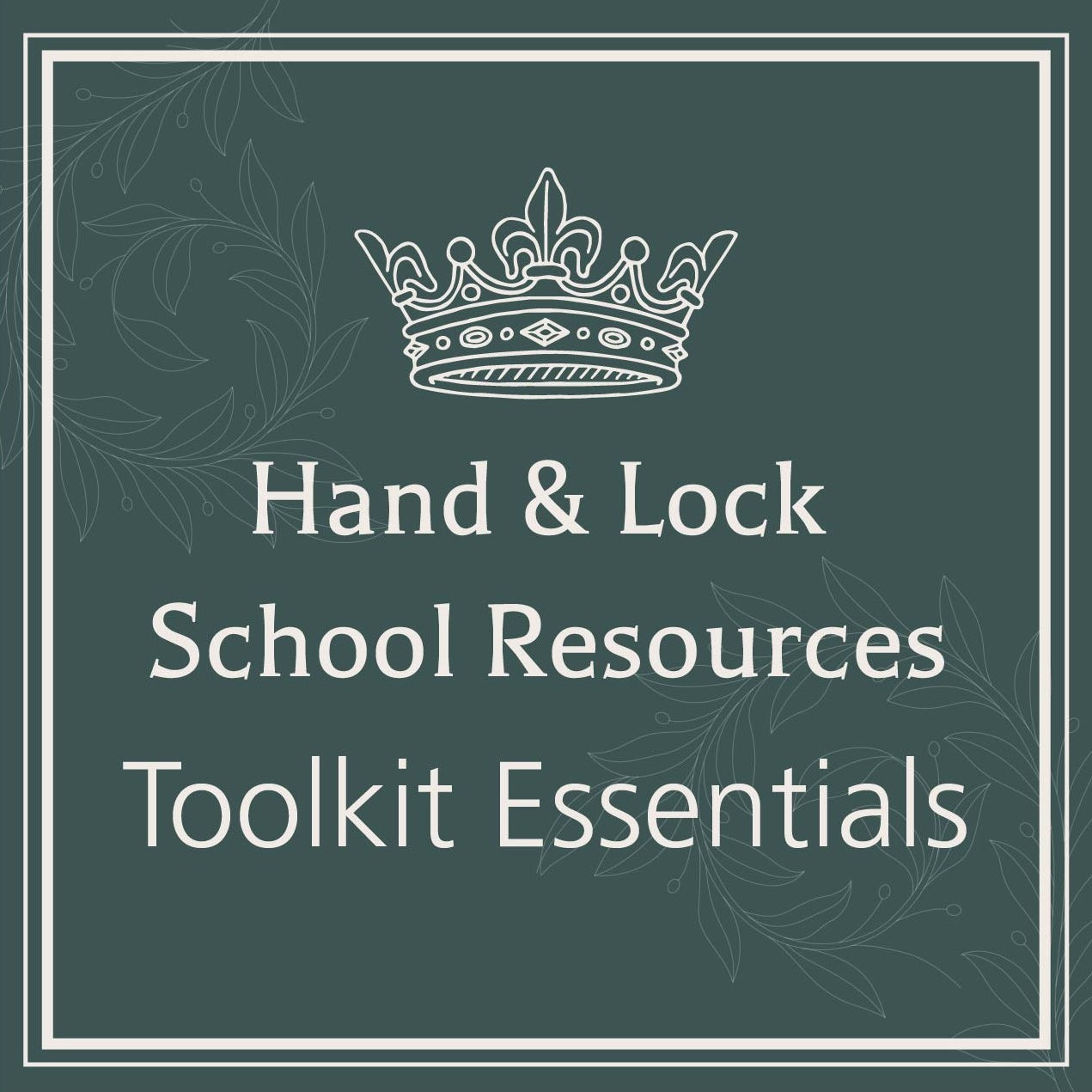 Hand & Lock Resources: Toolkit Essentials - Free Embroidery Resources