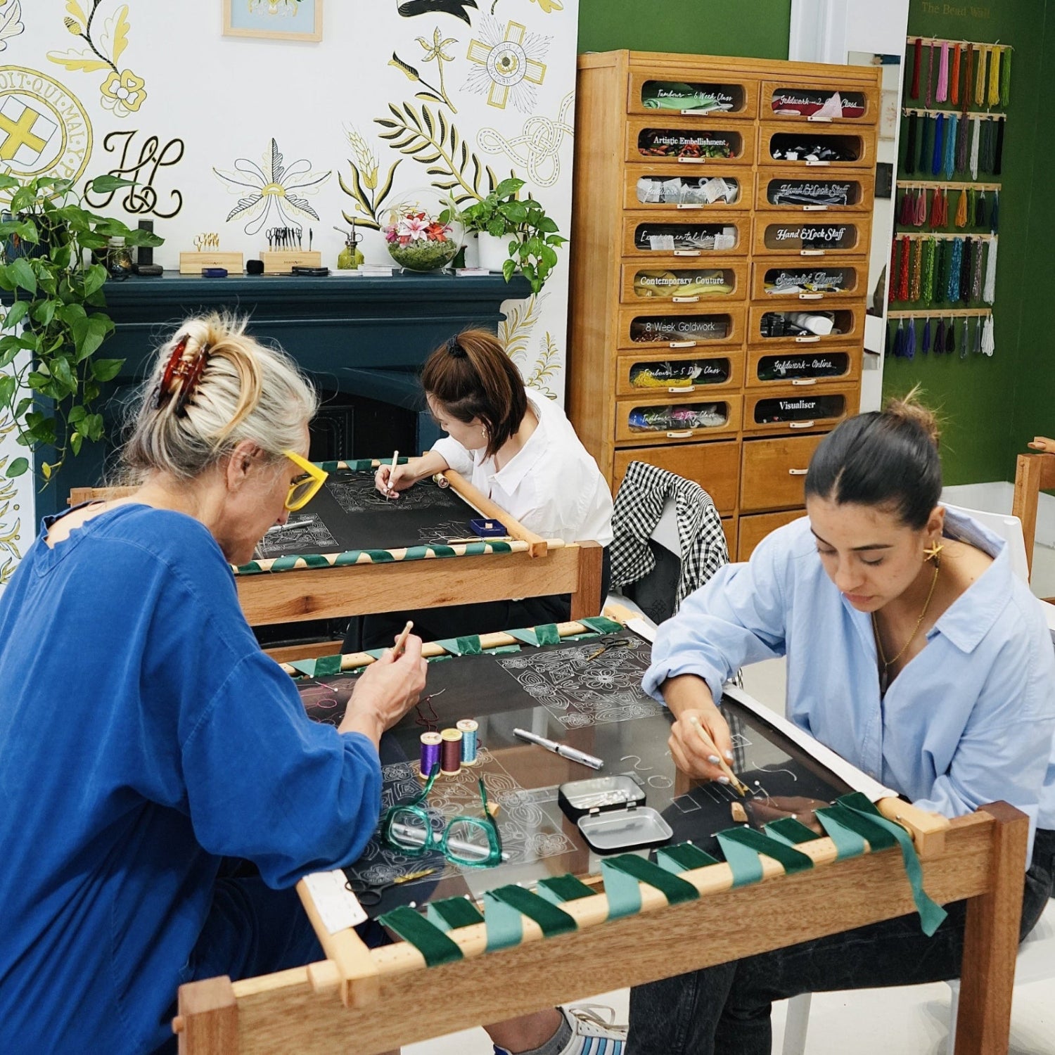 Hand & Lock School - In Person Tambour Embroidery Course
