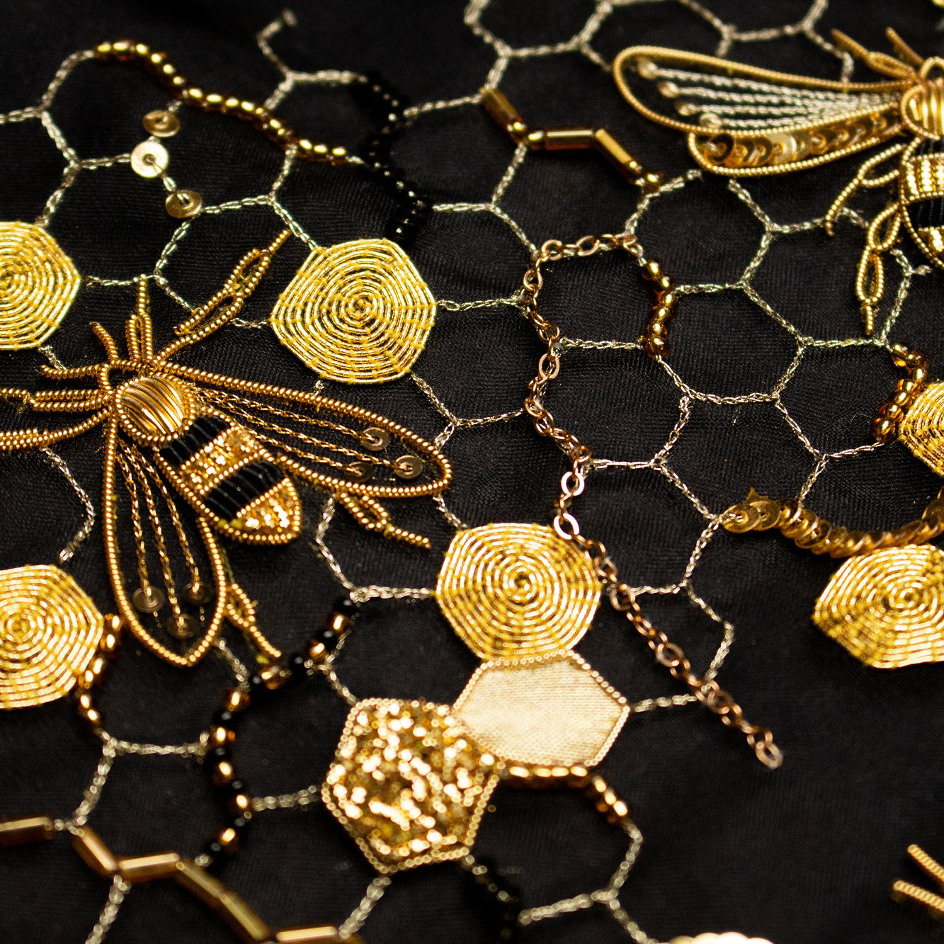 Hand and Lock School Hand Embroidery Course - Goldwork and Tambour Beehive