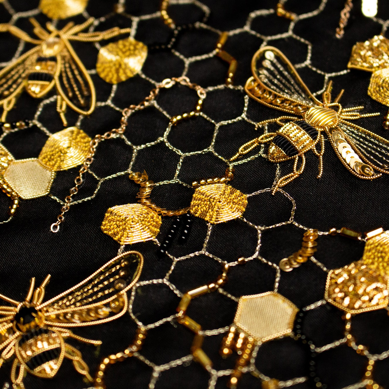 Hand and Lock School Hand Embroidery Course - Goldwork and Tambour Beehive