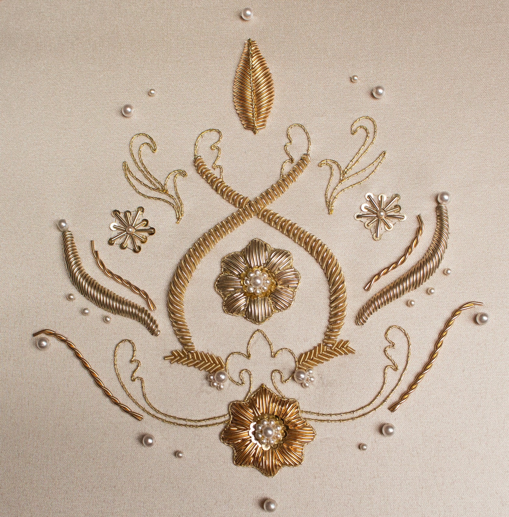 Hand and Lock School Hand Embroidery Course - Goldwork for Couture Fashion