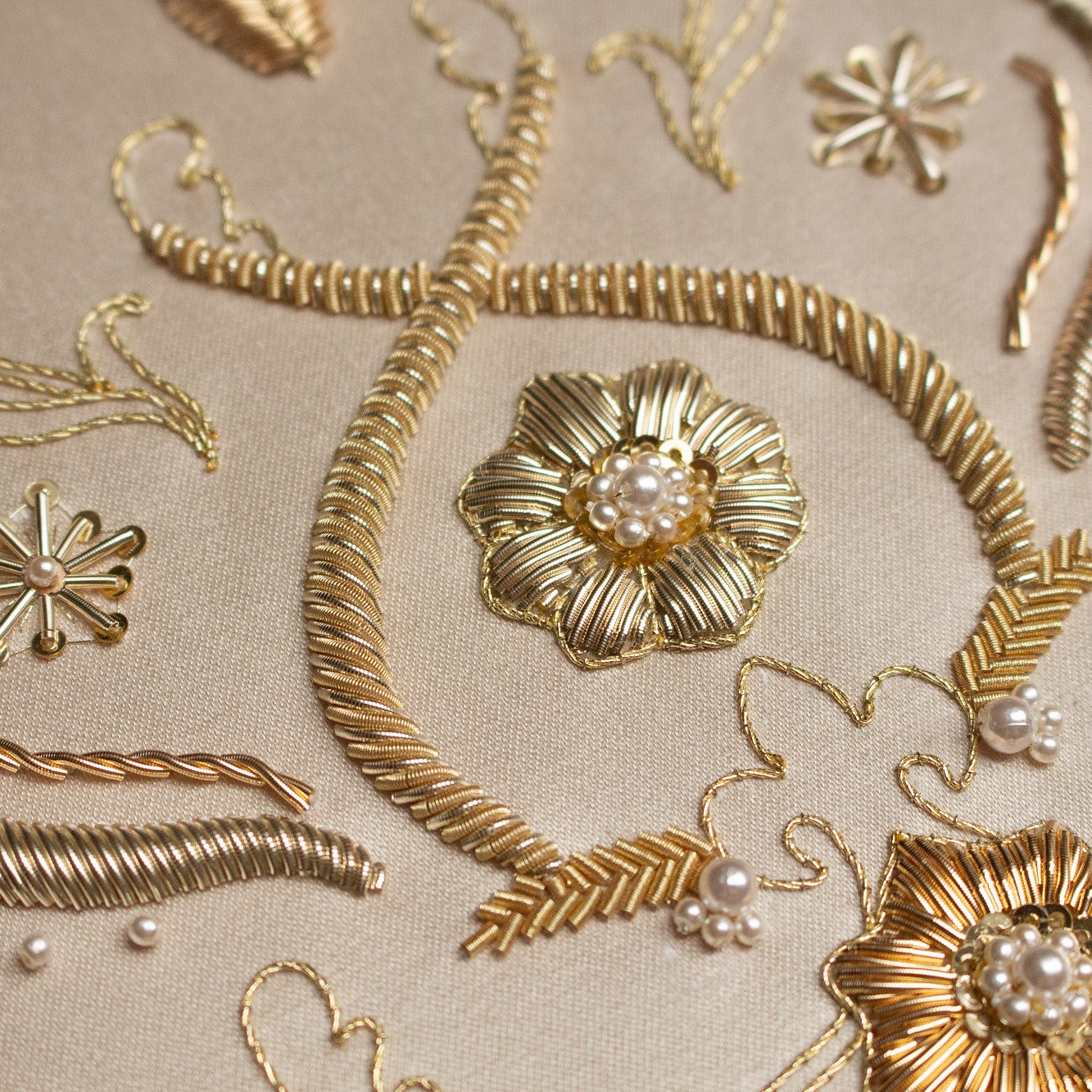 Hand and Lock School Hand Embroidery Course - Goldwork for Couture Fashion