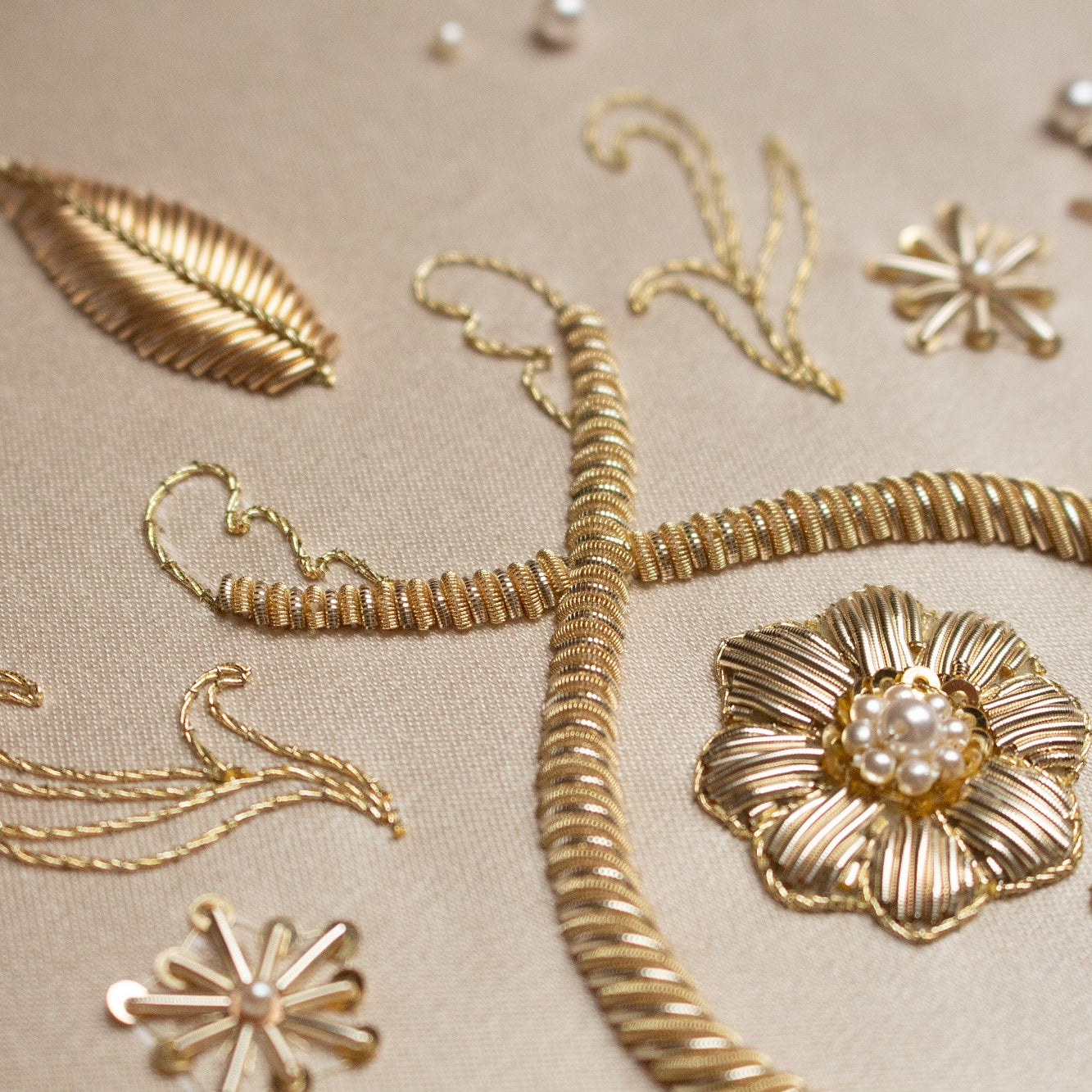 Hand and Lock School Hand Embroidery Course - Goldwork for Couture Fashion