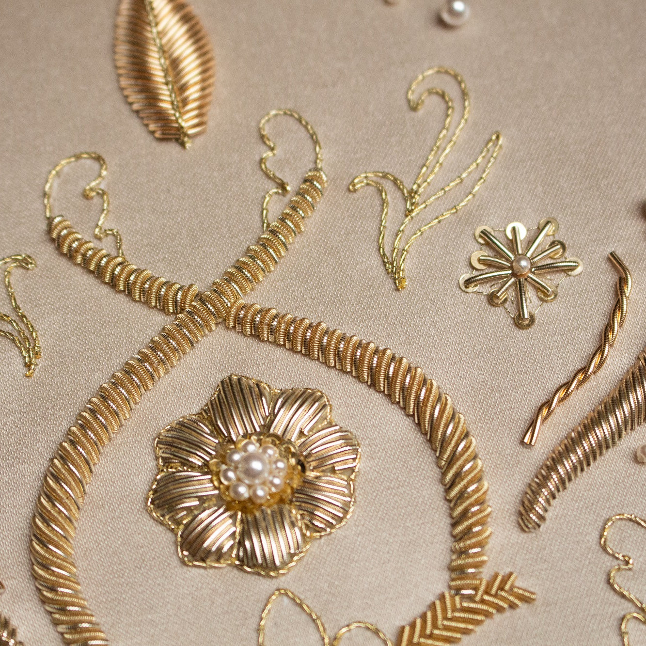 Hand and Lock School Hand Embroidery Course - Goldwork for Couture Fashion
