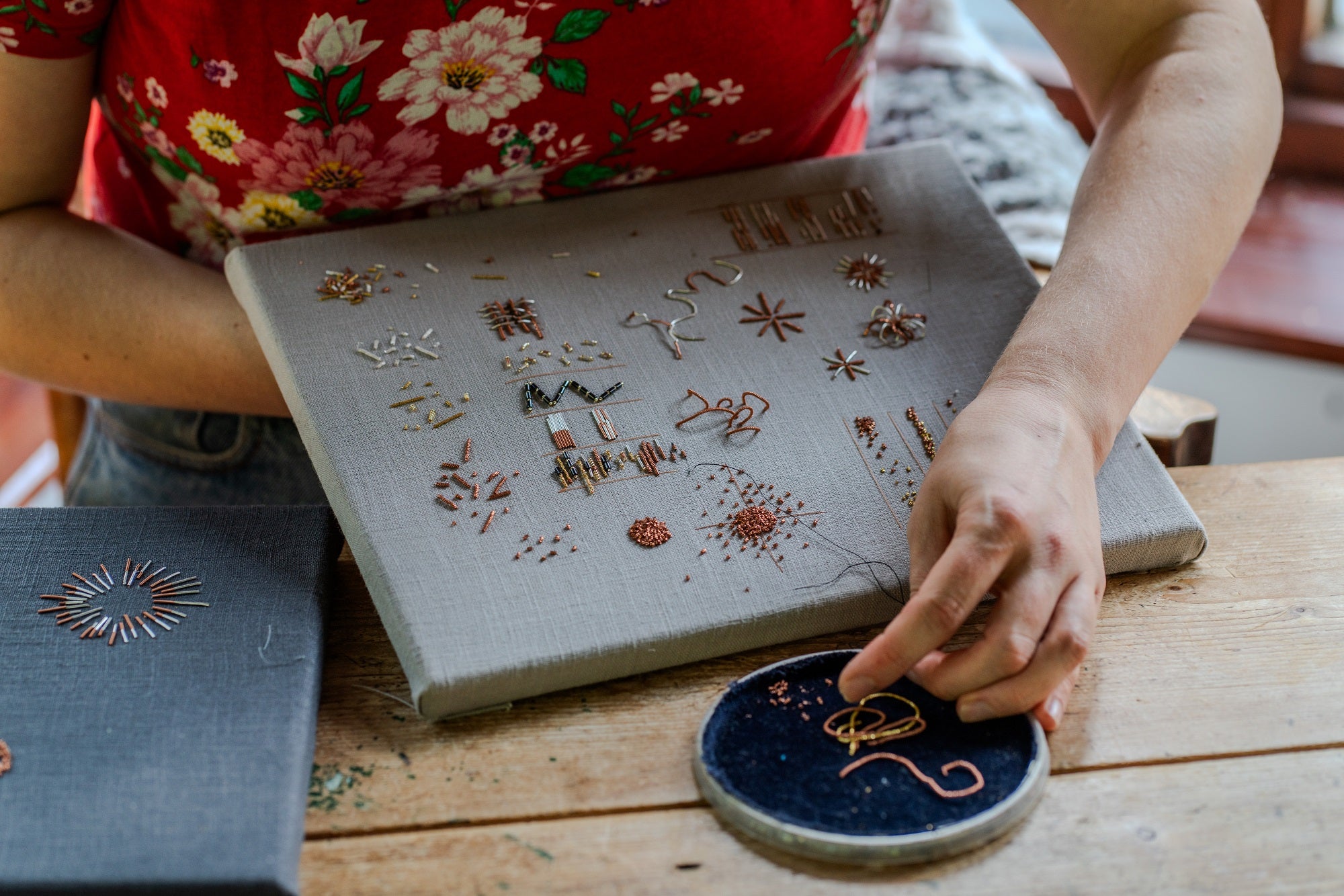 Hanny Newton Guest Tutor Hand Embroidery Course 'Texture and Shine'