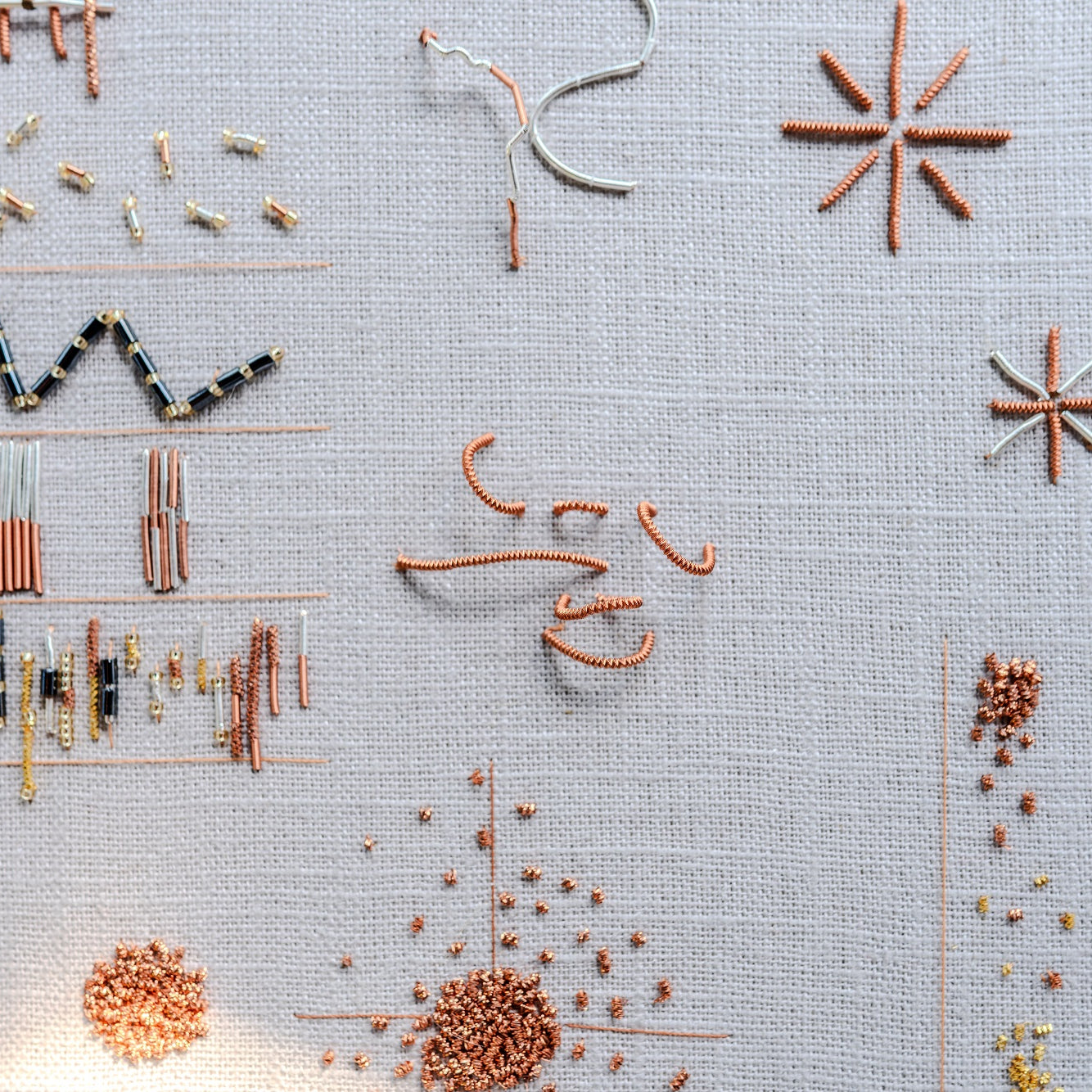 Hanny Newton Guest Tutor Hand Embroidery Course 'Texture and Shine'