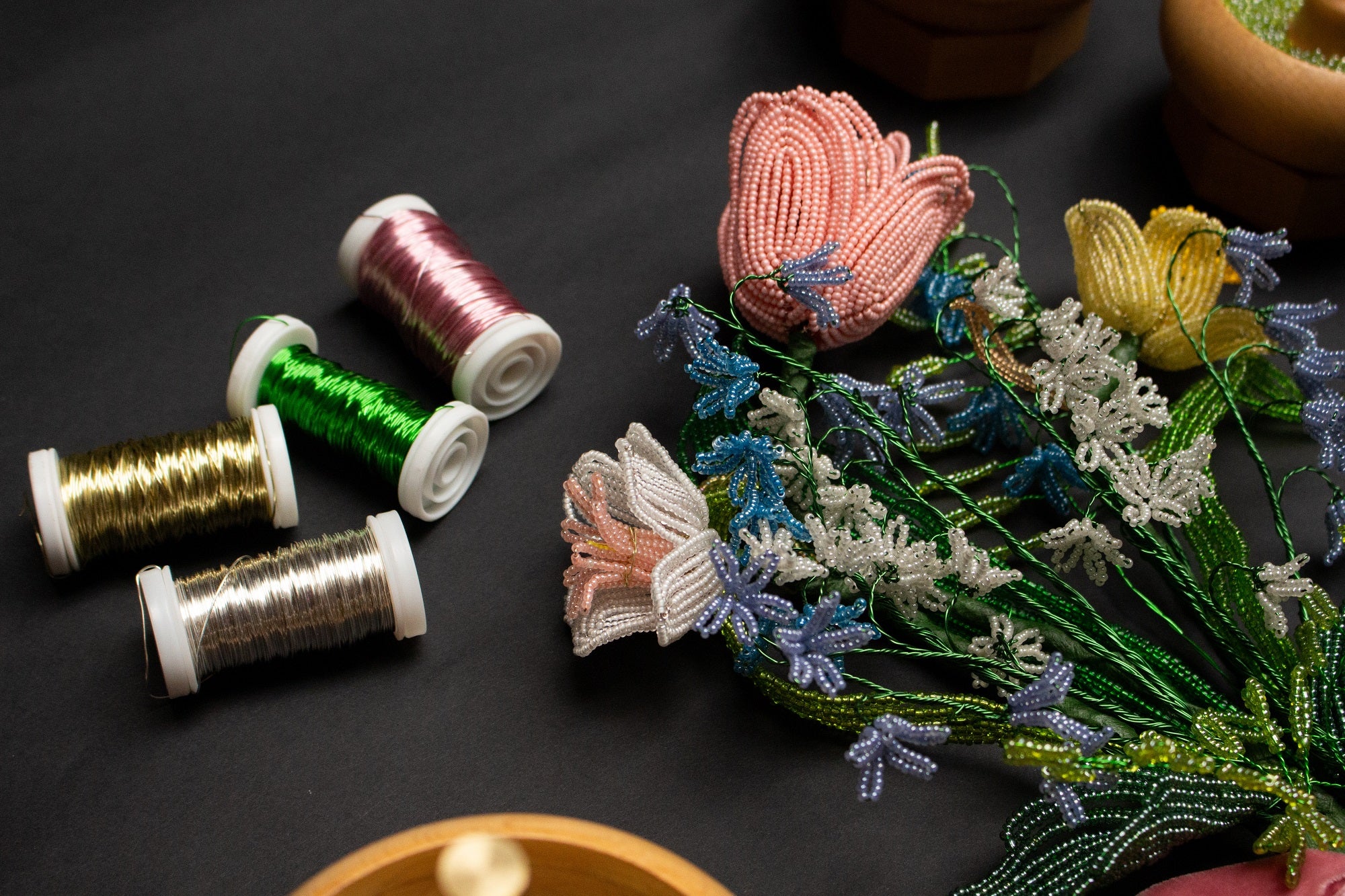 Holly Parr Guest Tutor Hand Beading Course 'Beaded Blooms'